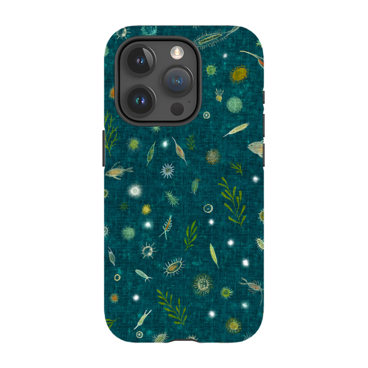 iPhone Tough Case - Plankton - Steel Blue By Katherine Quinn