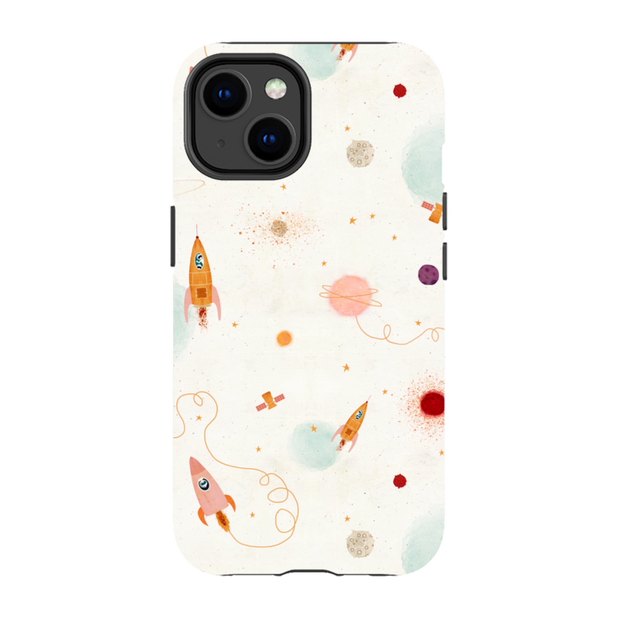 iPhone MagSafe Tough Case - Rockets Cream By Katherine Quinn