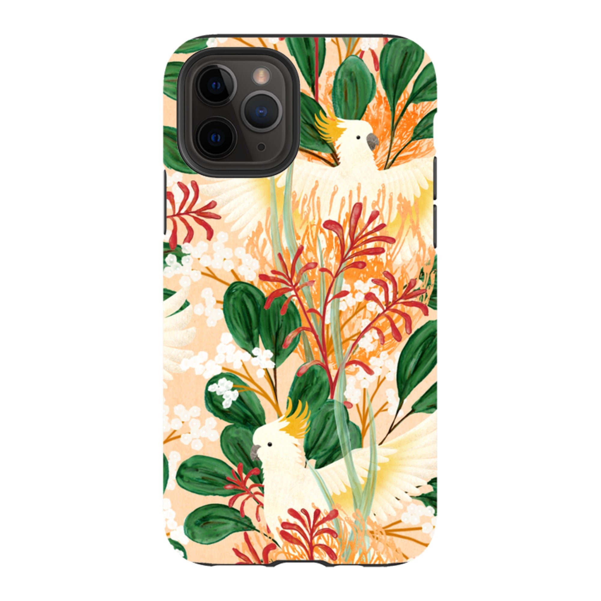 iPhone Tough Case - Cockatoo By Katherine Quinn
