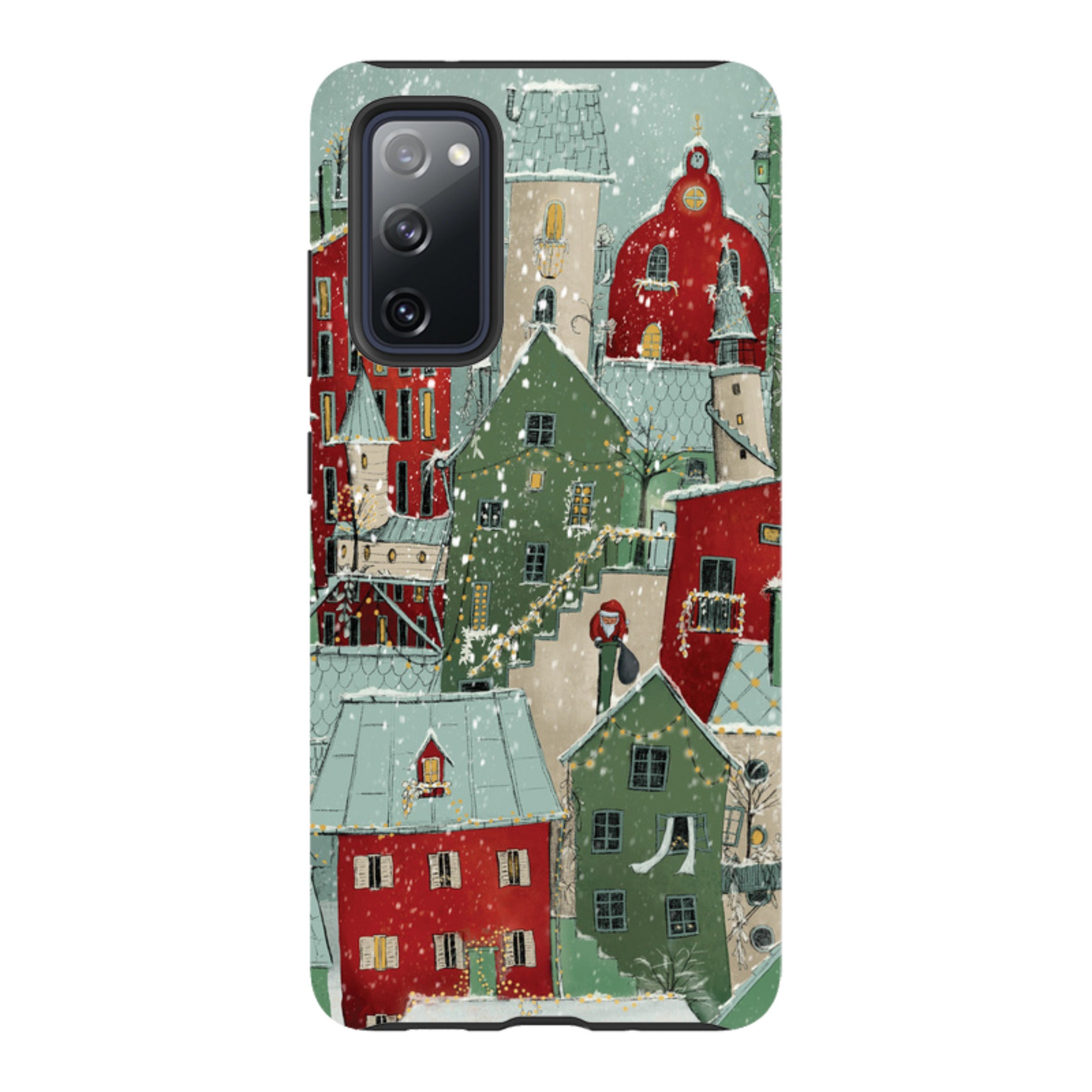 Samsung Tough Case - Citywinkles Red By Maja Lindberg