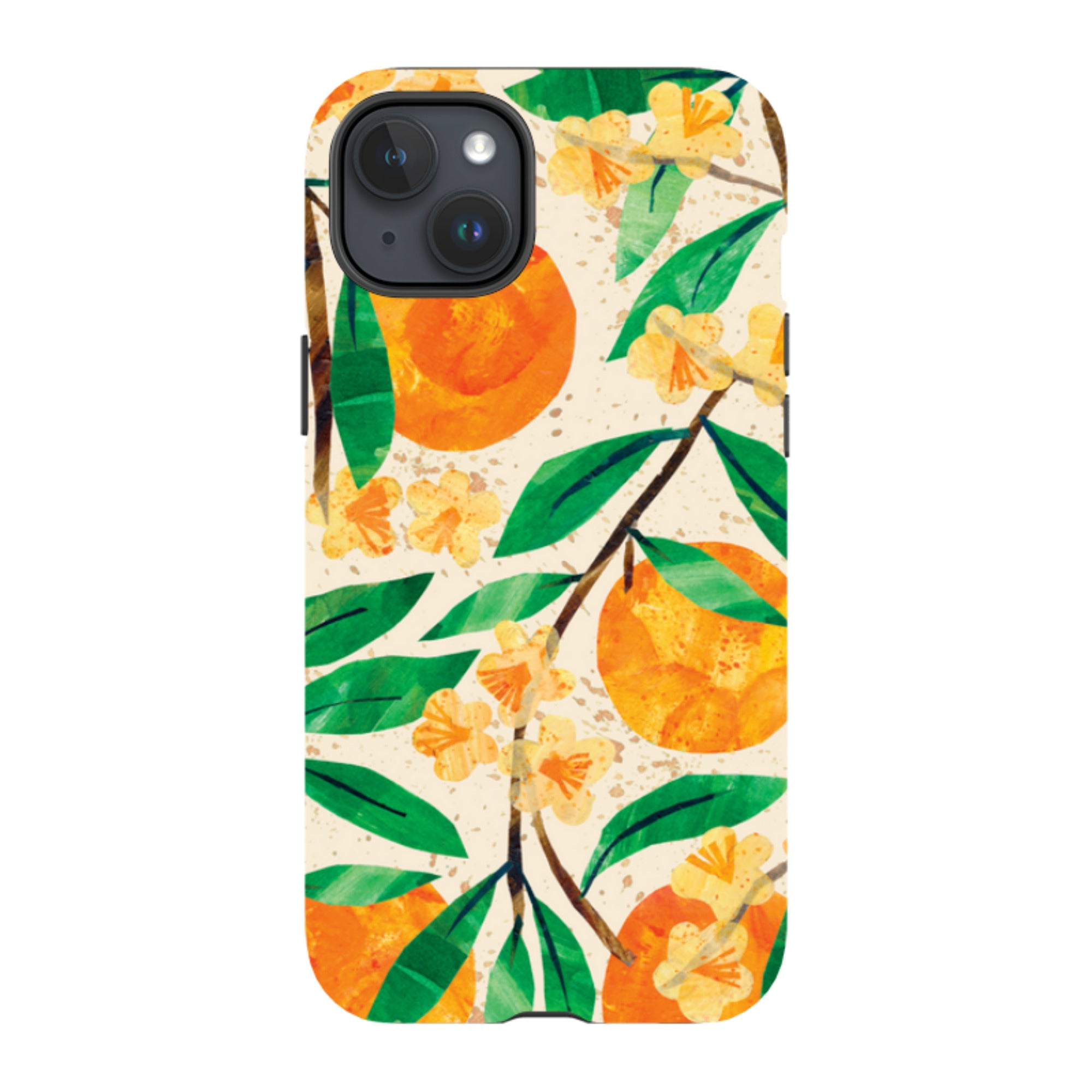 iPhone MagSafe Tough Case - Orange Blossom By Tracey English