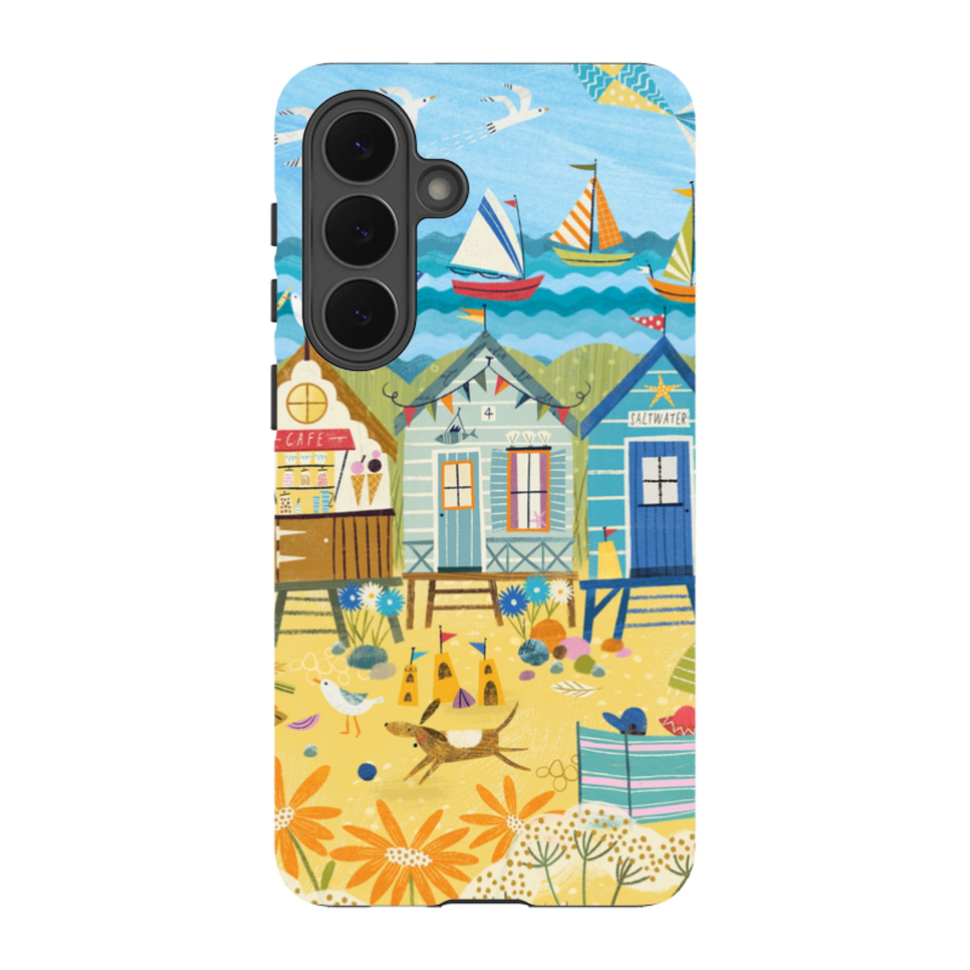 Samsung Tough  Case - Beachy Days 1 By Ali Brookes