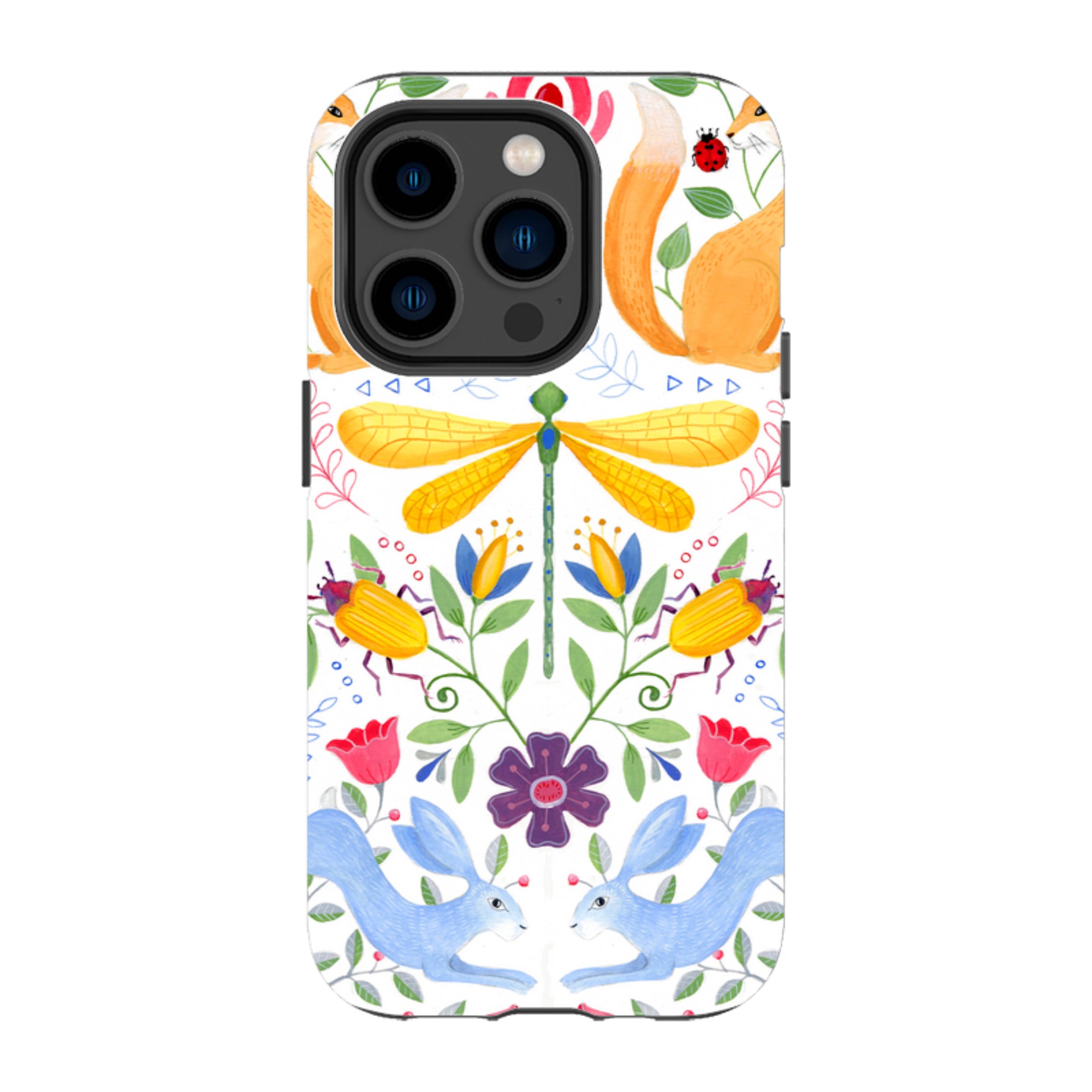 iPhone Tough Case - Folk Garden By Bex Parkin