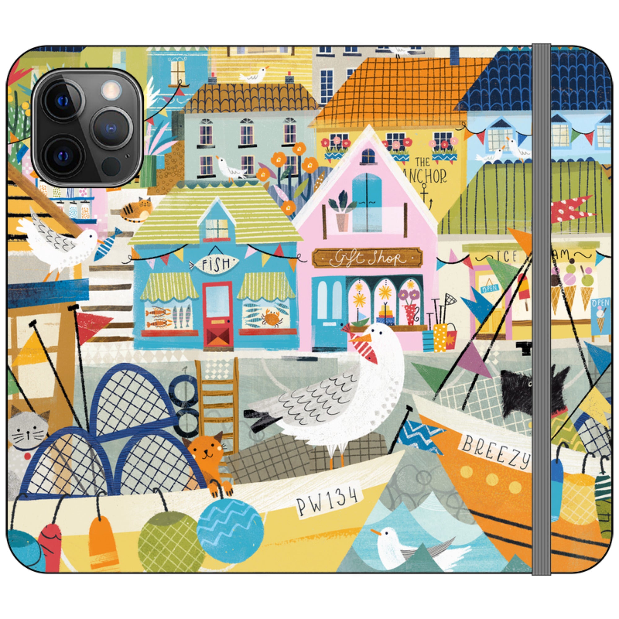 Harbour Wallet Case By Ali Brookes