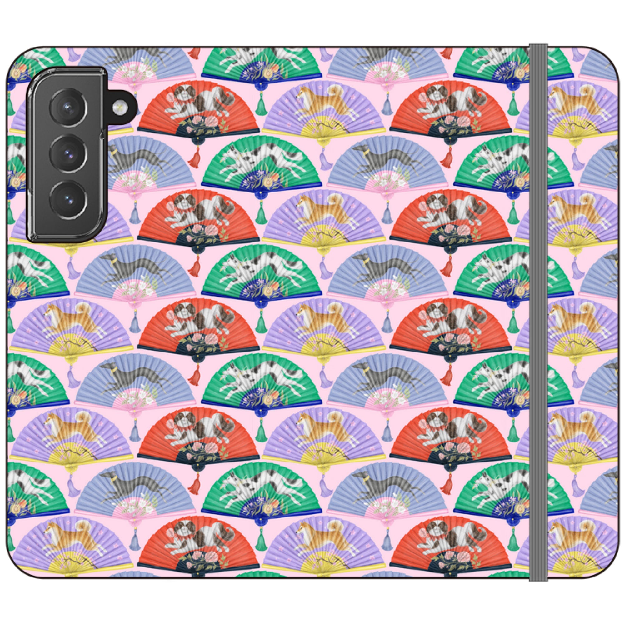 Dog Fan Wallet Case By Catherine Rowe