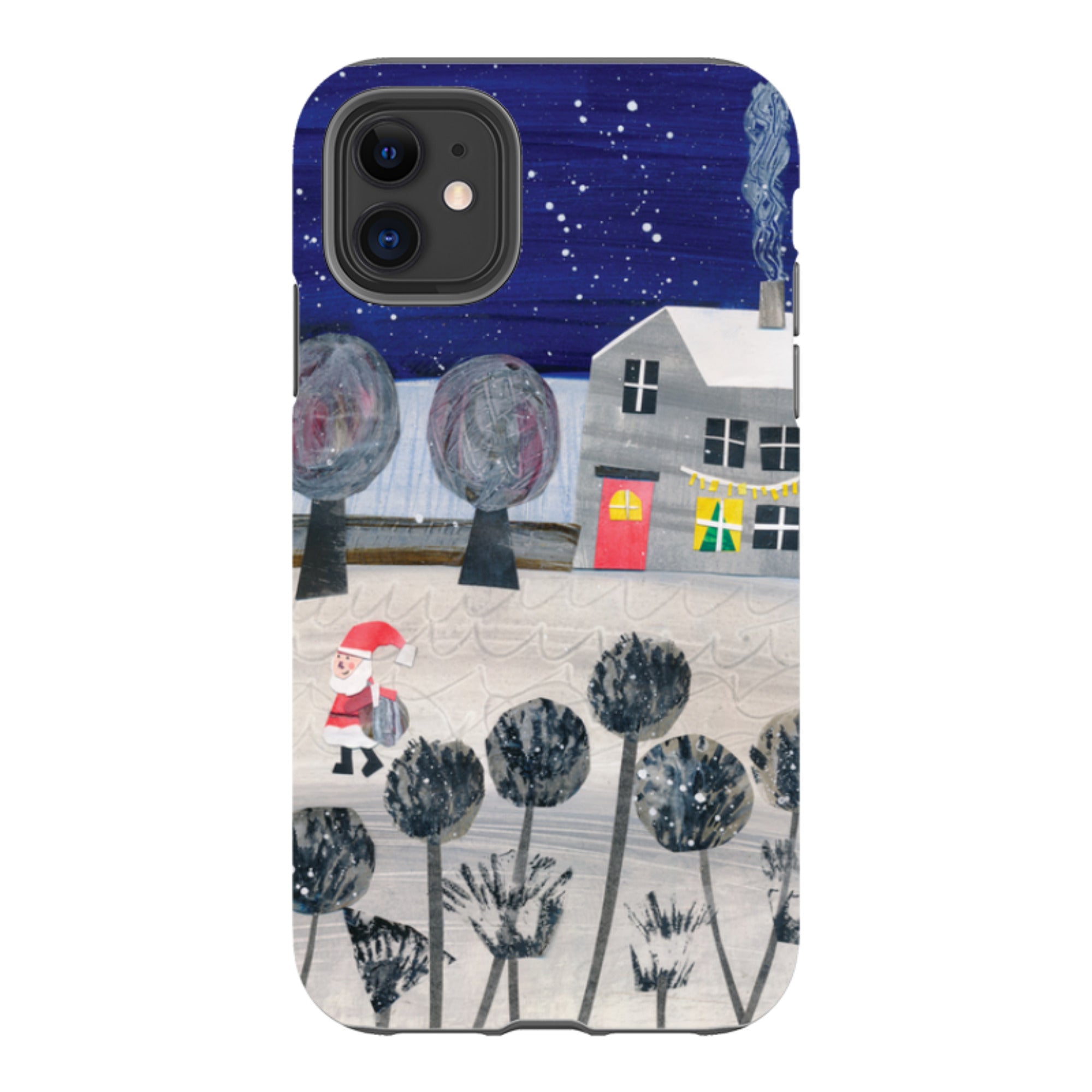 iPhone Tough Case - Santa By Tracey English