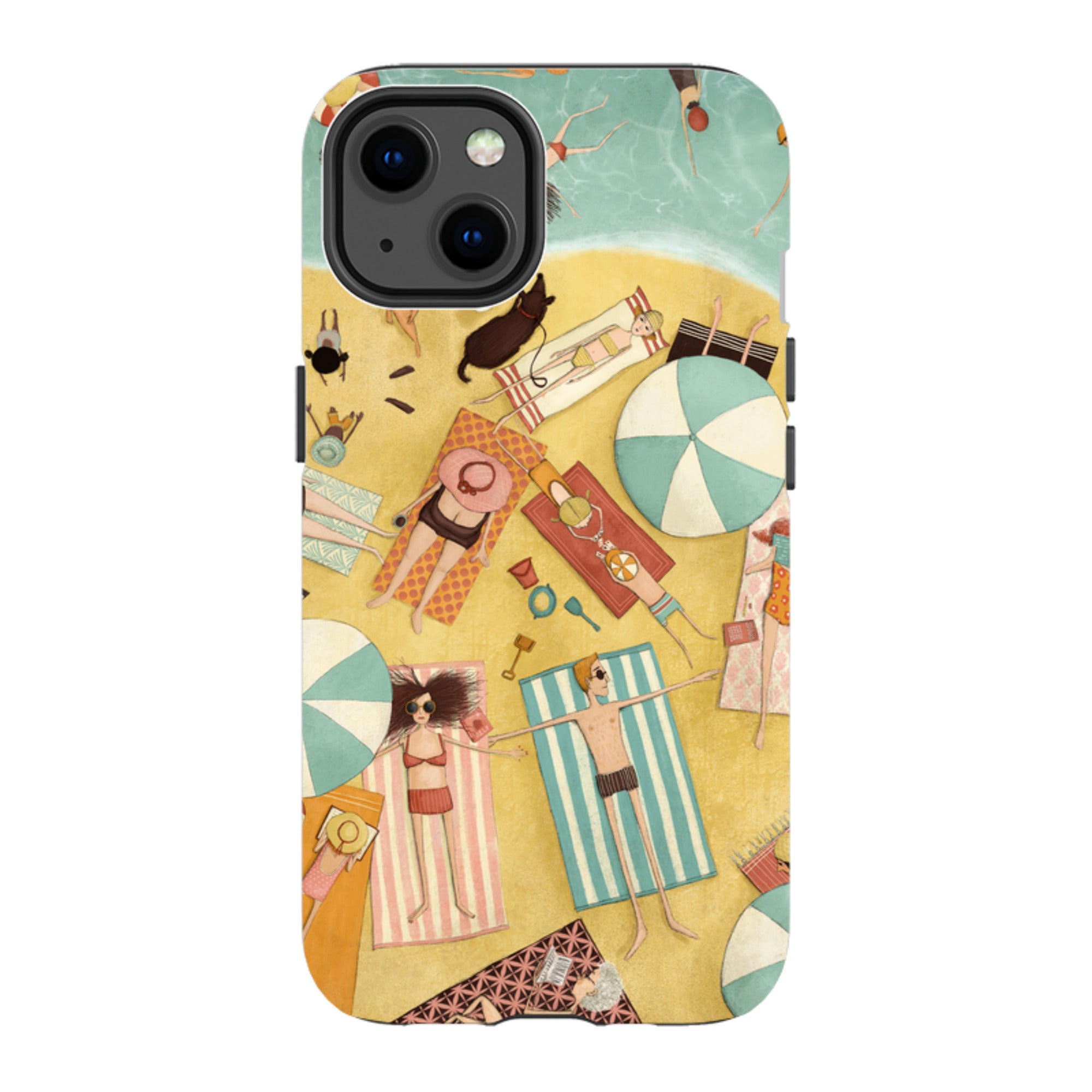 iPhone MagSafe Tough Case - Beach Day By Maja Lindberg