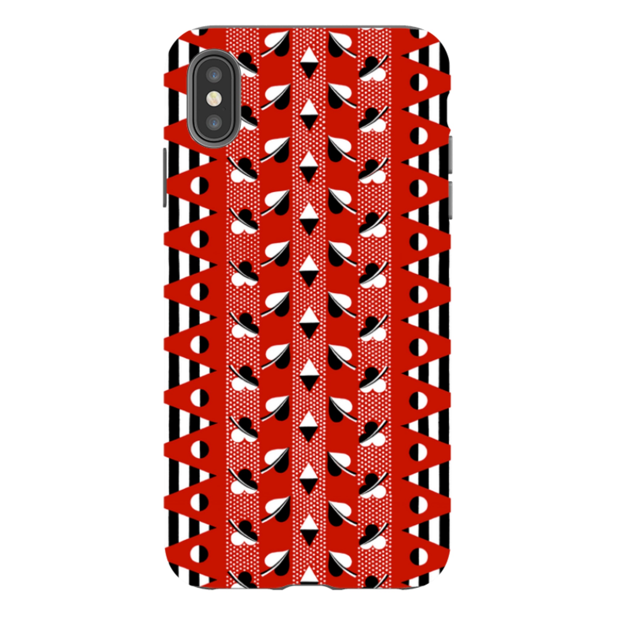 iPhone Case - Clubs & Hearts By Cressida Bell
