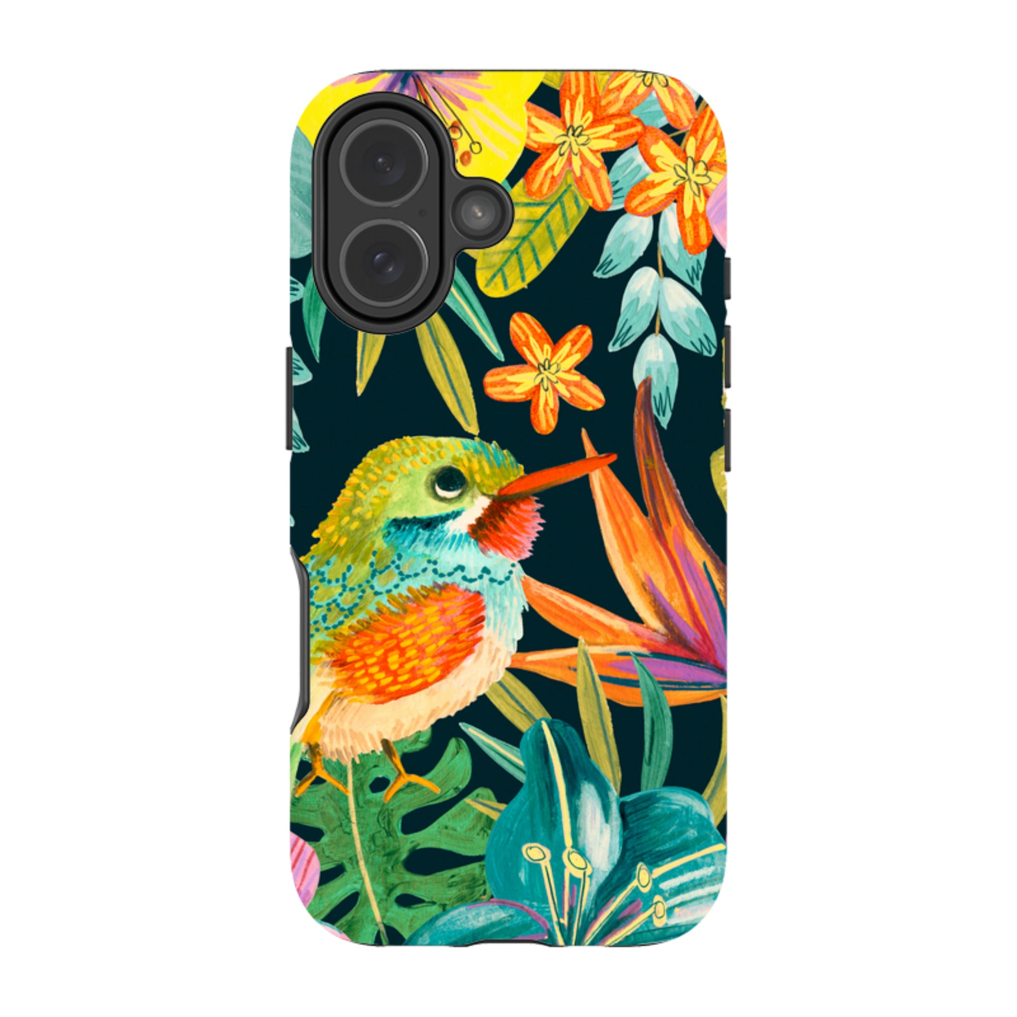iPhone Tough Case - Tropical Bird By Caroline Bonne Muller