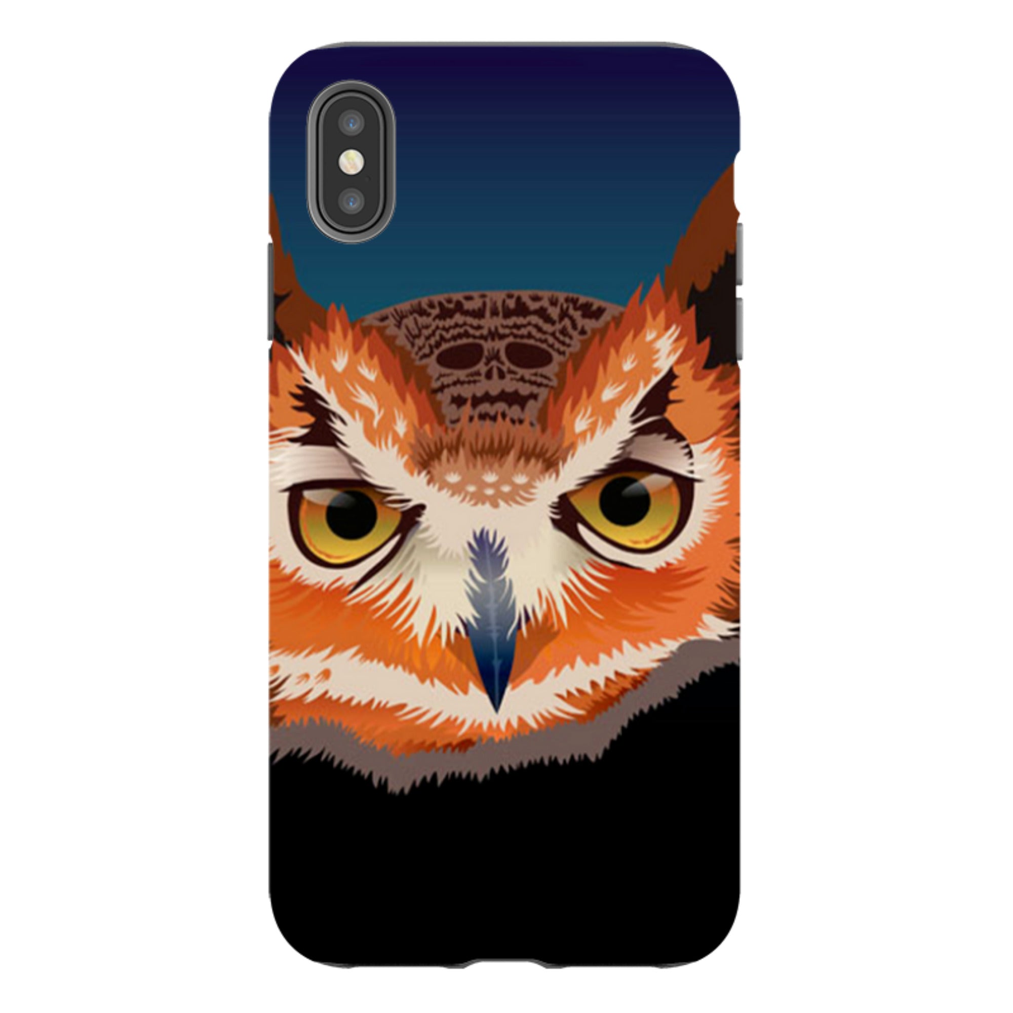 iPhone Tough Case - Owl By Mia Underwood