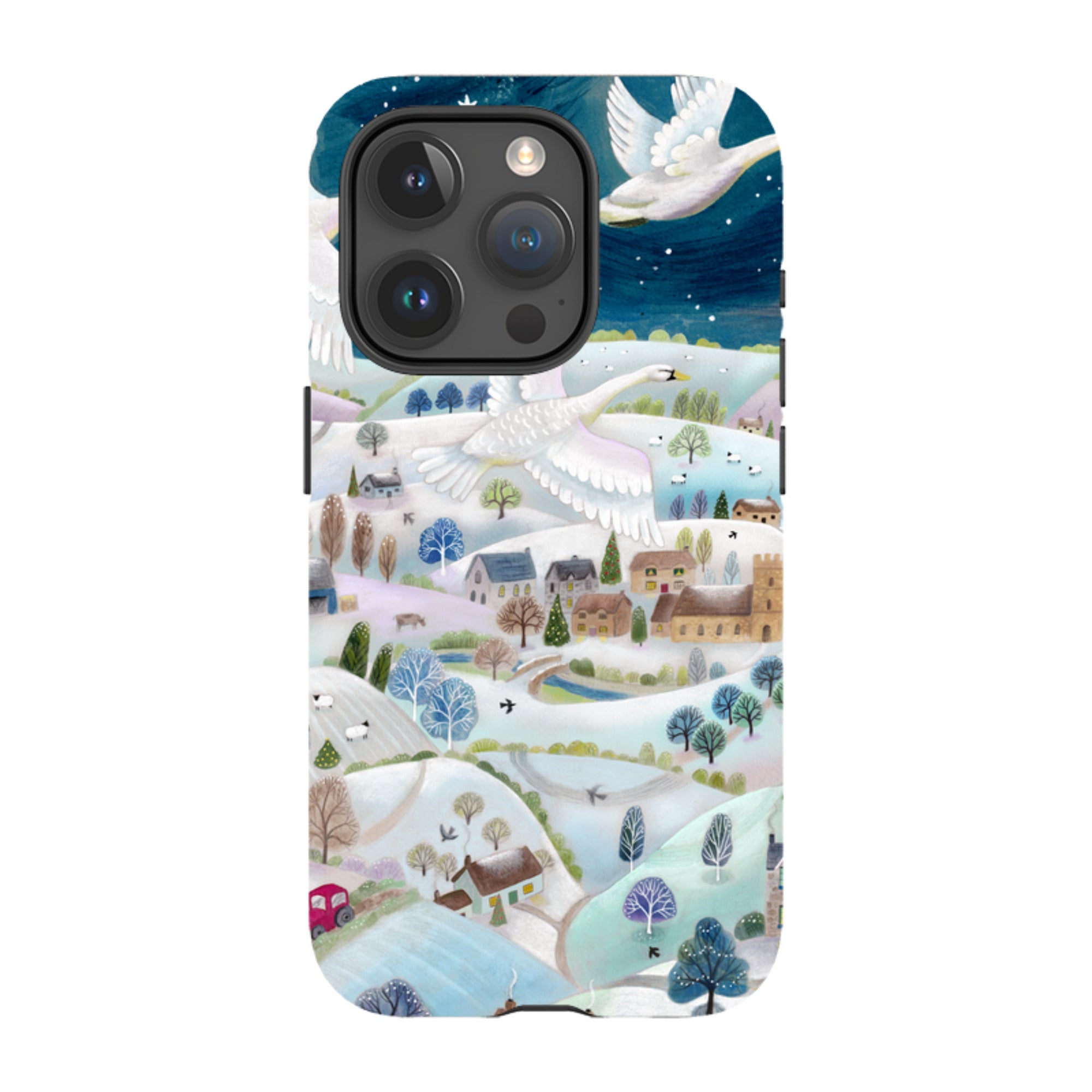 iPhone MagSafe Tough Case -  Winter Swans By Bex Parkin