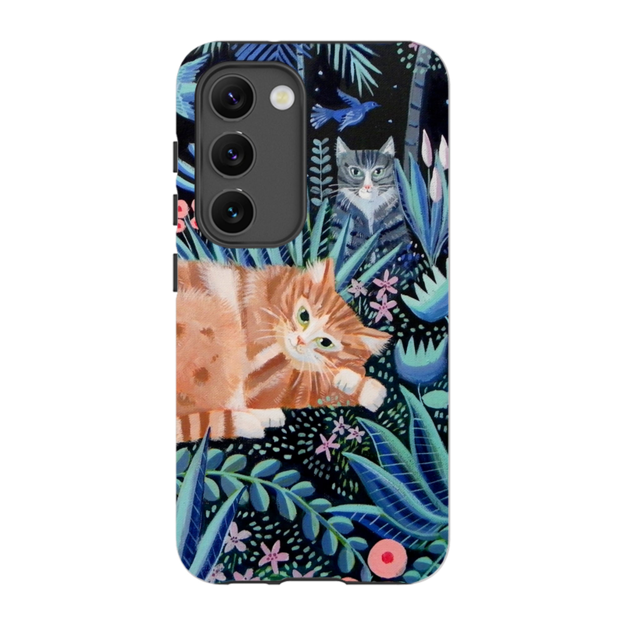 Samsung Tough Case - Night Cats By Mary Stubberfield