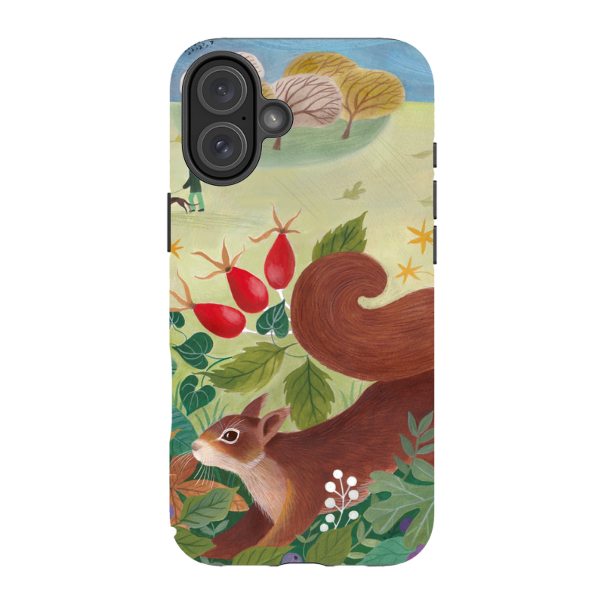 iPhone Tough Case - Autumn Squirrel By Bex Parkin