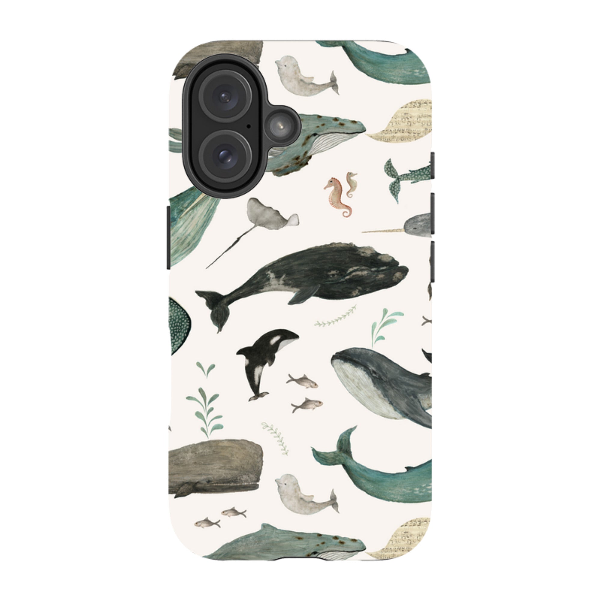 iPhone Tough Case - Whale Song By Katherine Quinn