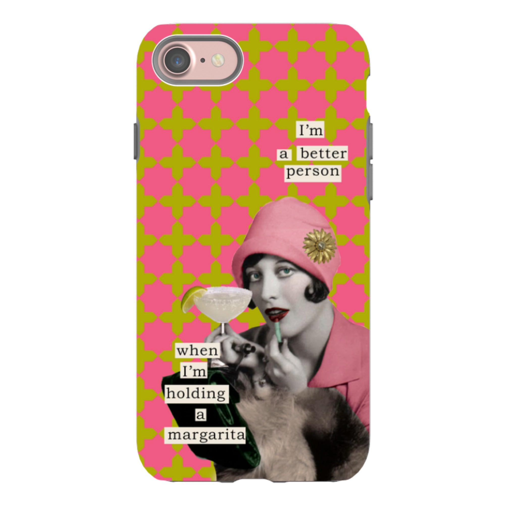 iPhone Tough Case - I'm A Better Person By Clare Jordan