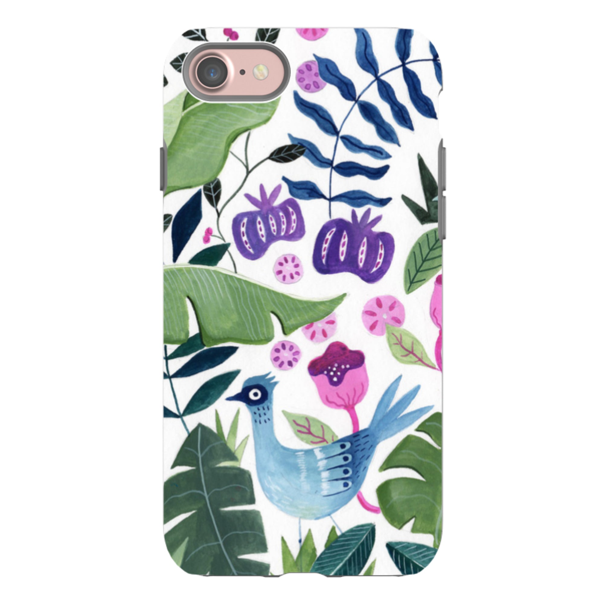 iPhone Tough Case - Birds In Forest By Bex Parkin