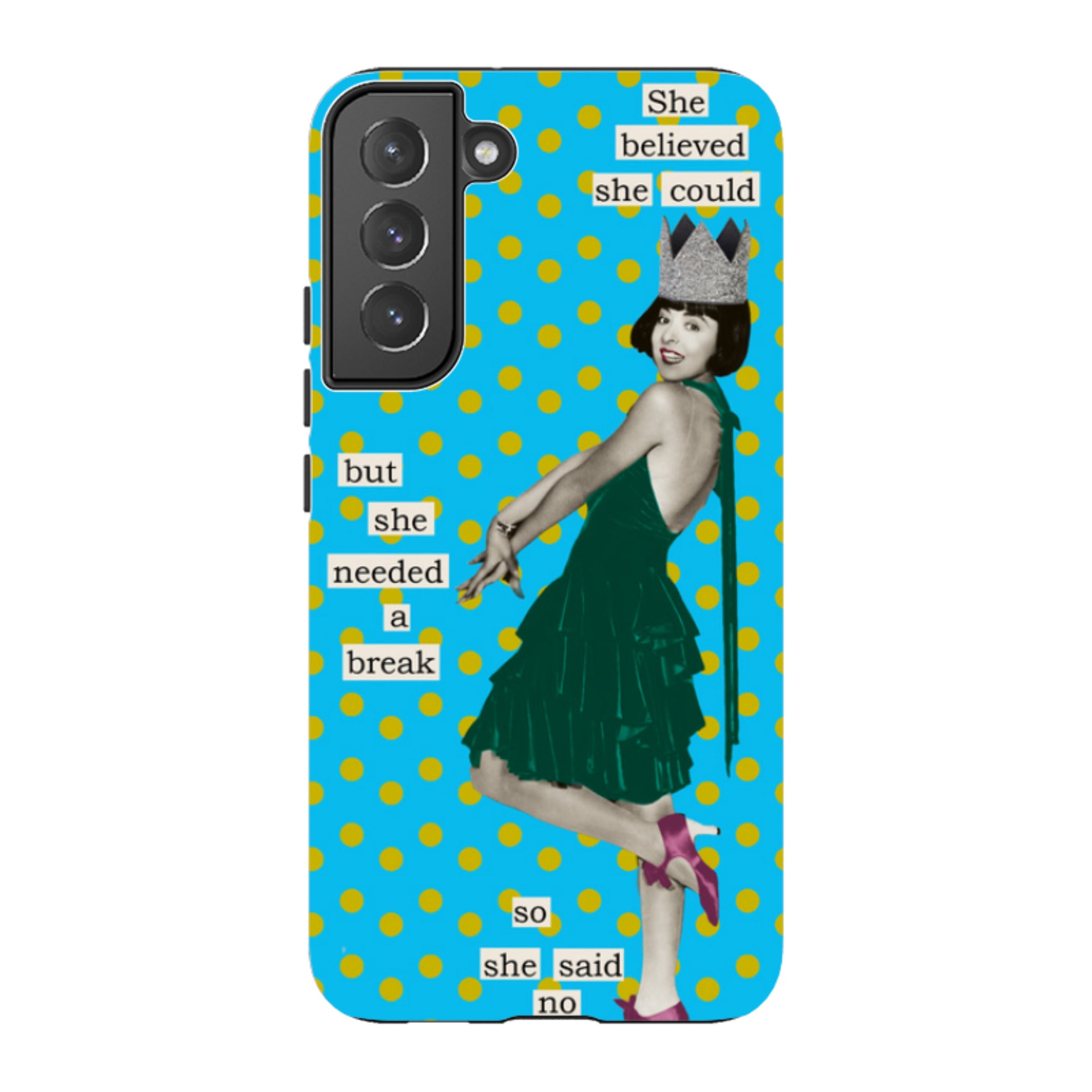 Samsung Tough Case - She Believed She Could By Clare Jordan
