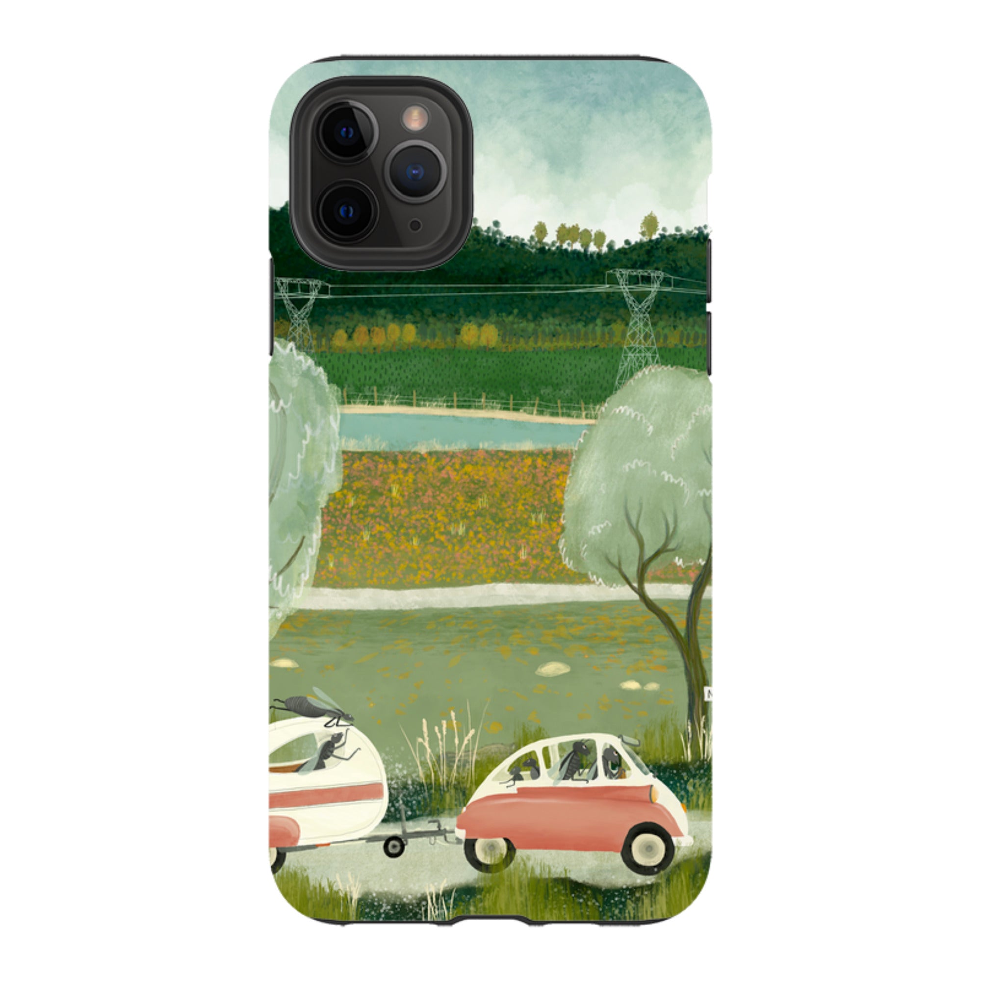 iPhone Tough Case - Happy Holidays-1 By Katherine Quinn