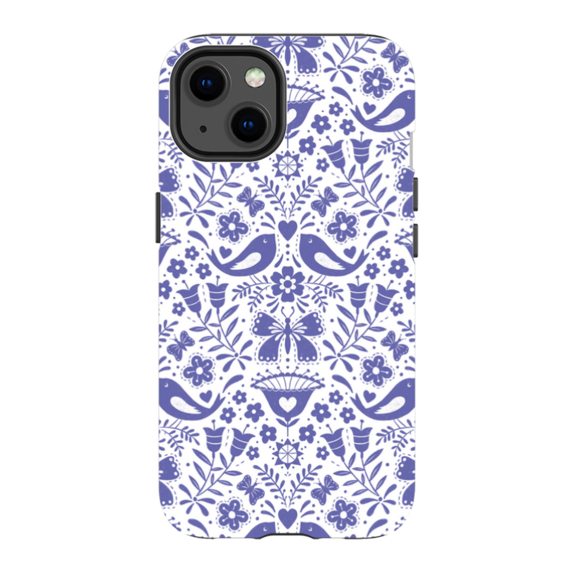 iPhone Tough Case - Bird Pattern III By Suzy Taylor