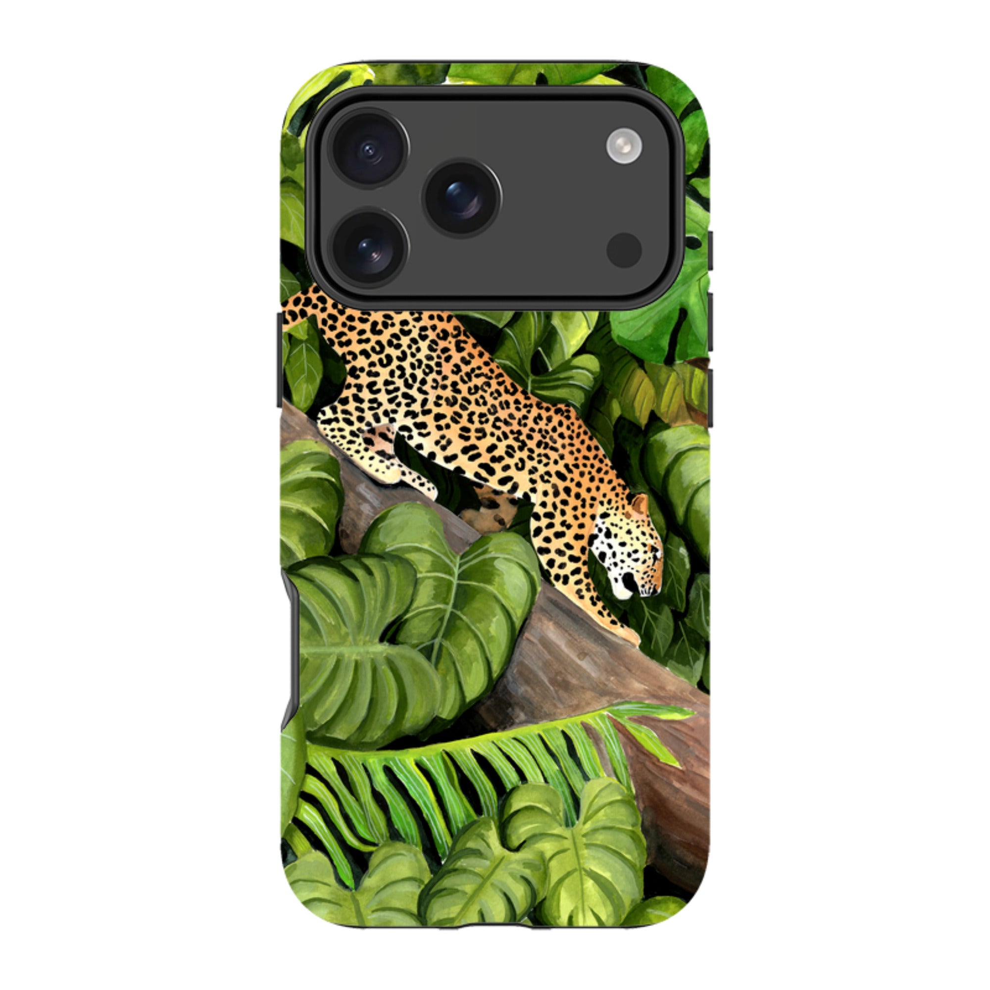 iPhone Tough Case - Leopard Poised By Bex Parkin
