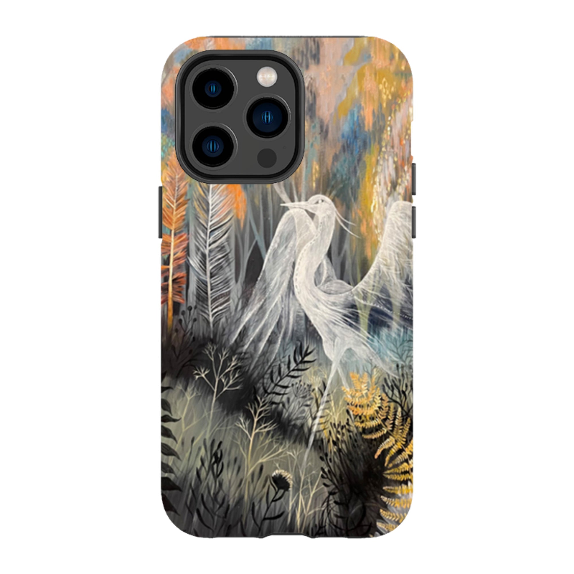 iPhone MagSafe Tough Case -  Ghost Heron By Mia Underwood