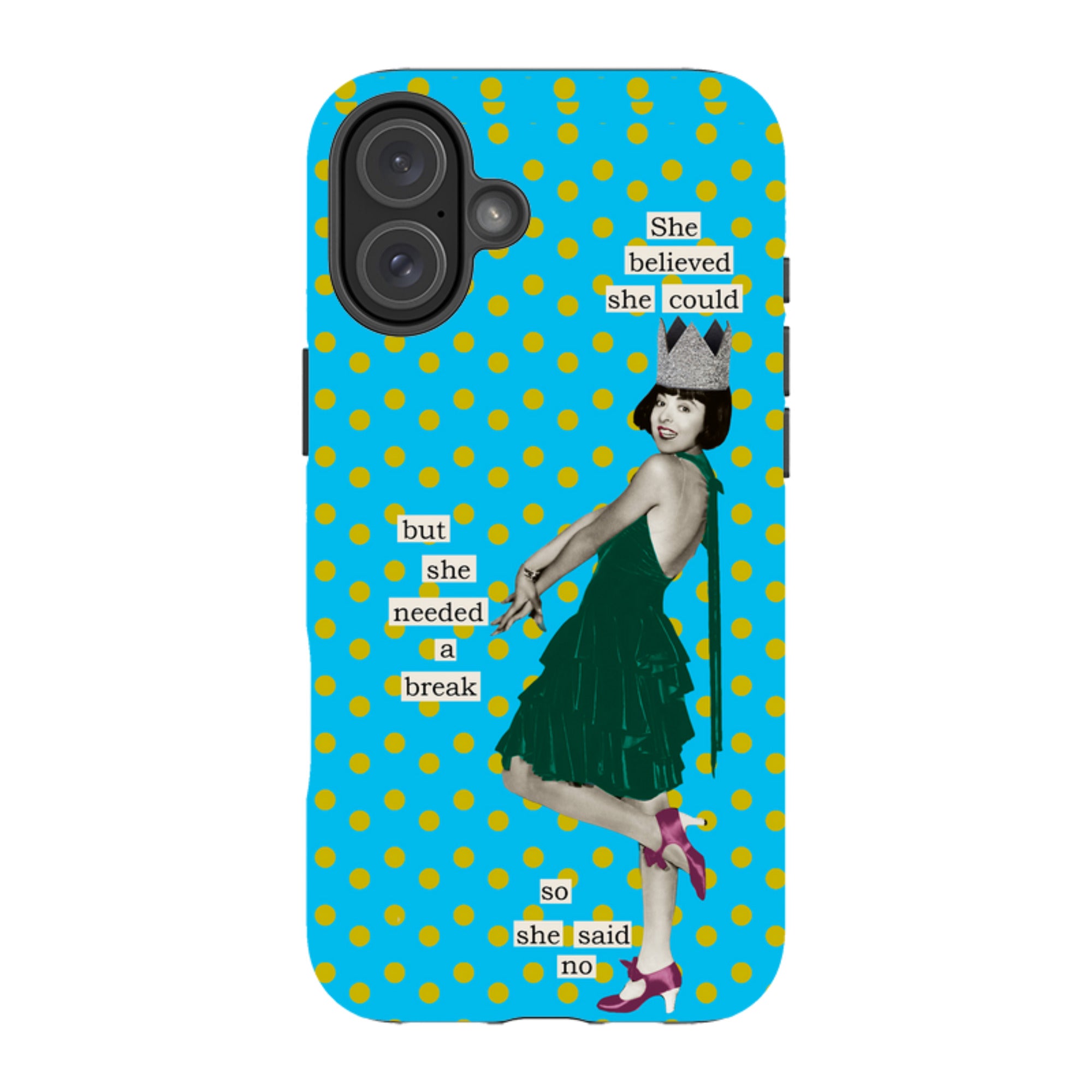 iPhone Tough Case - She Believed She Could By Clare Jordan