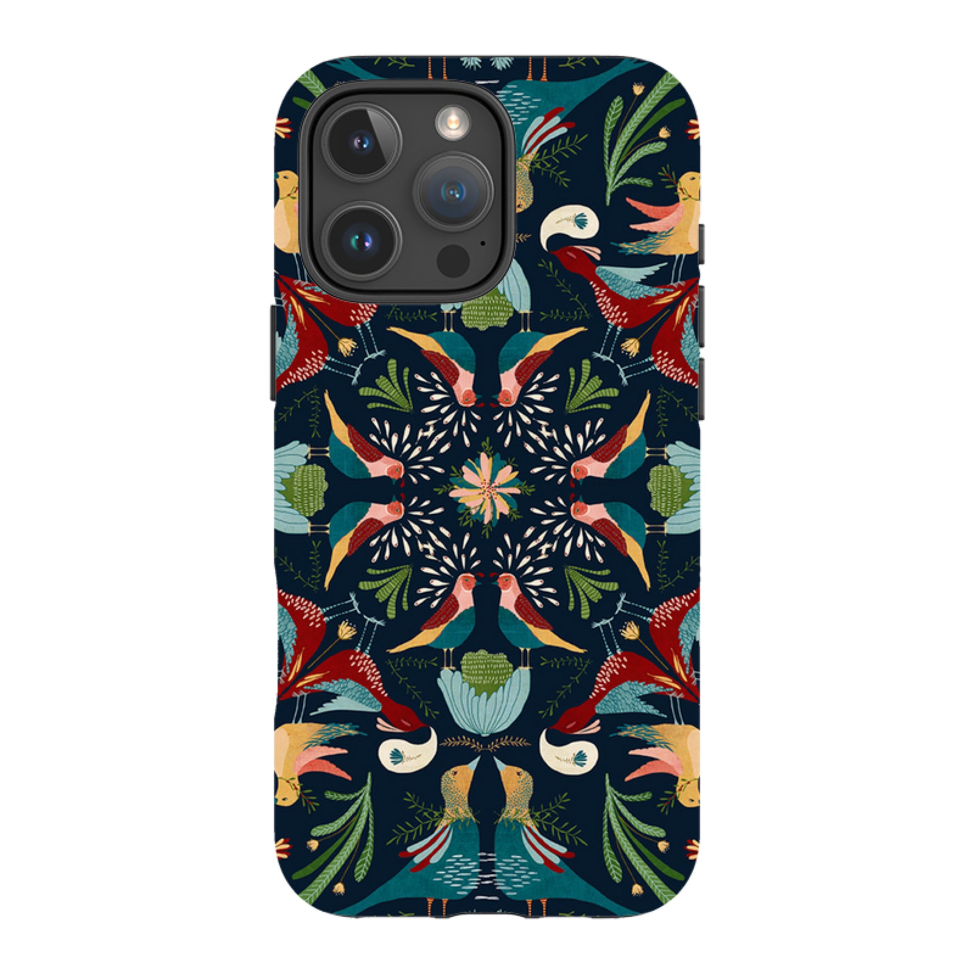 iPhone MagSafe Tough Case - Navy Hanky By Katherine Quinn