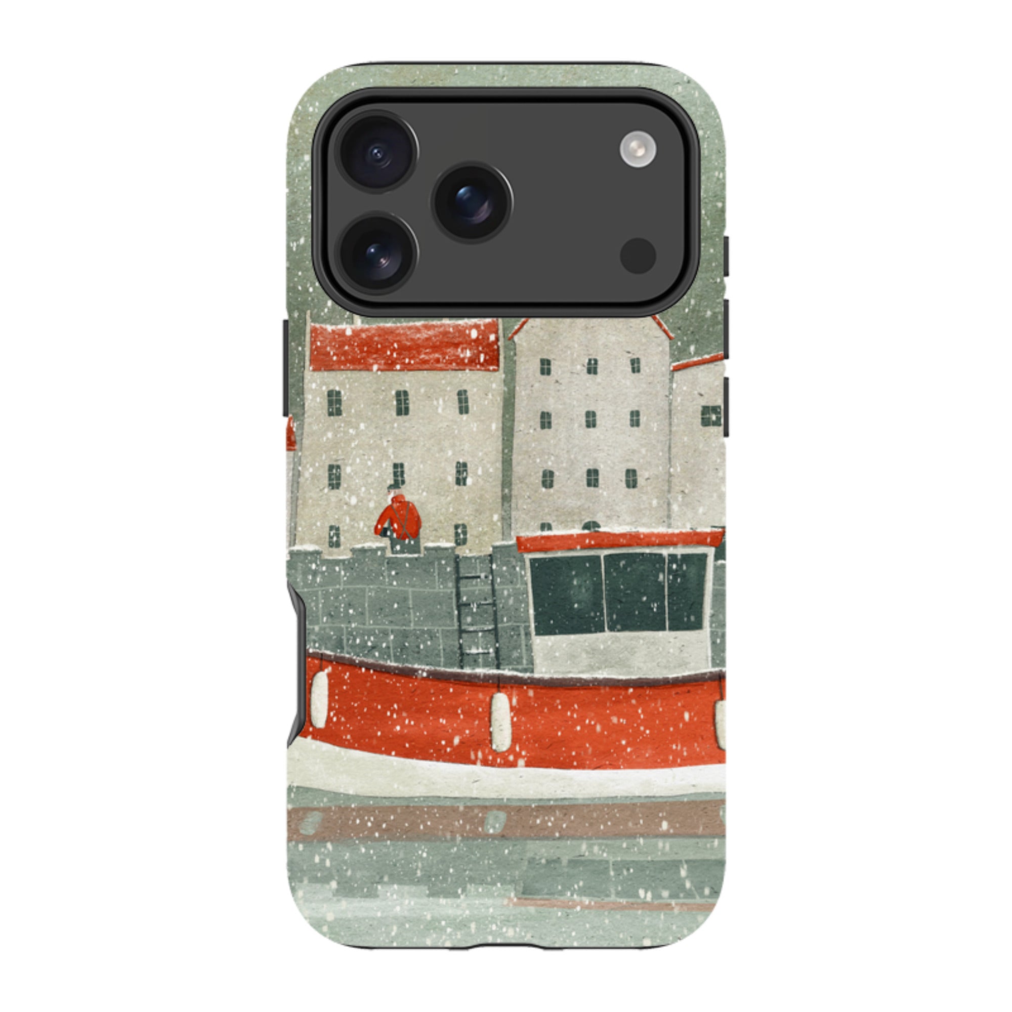 iPhone Tough Case - Christmas Harbour By Maja Lindberg