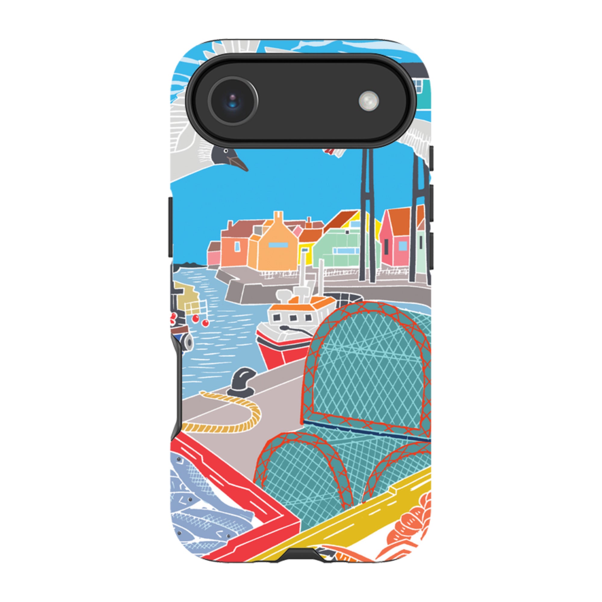 iPhone Tough Case - Bright Houses By Kate Heiss