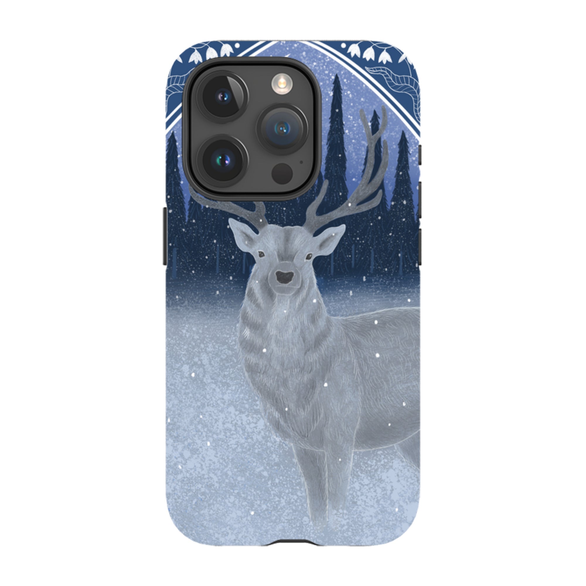 iPhone MagSafe Tough Case -  Winter Stag By Bex Parkin
