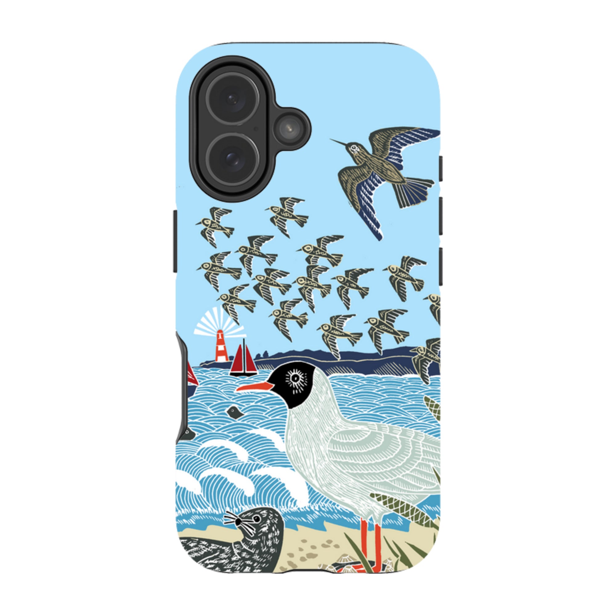 iPhone Case - Seagulls and Seals By Kate Heiss
