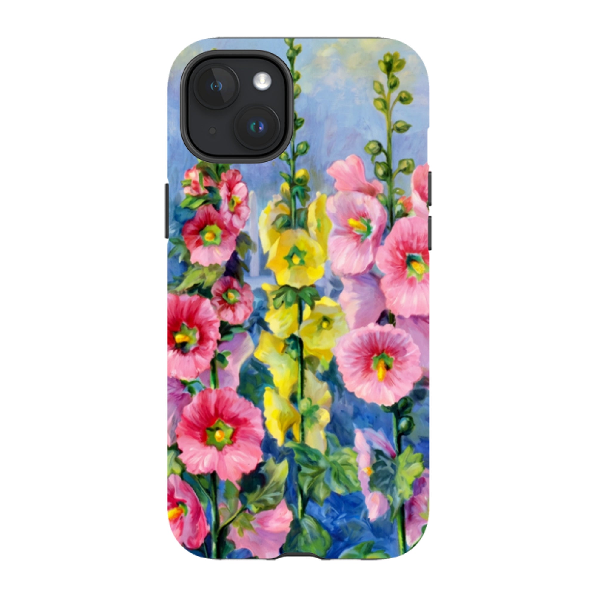 iPhone MagSafe Tough Case - Hollyhock Garden