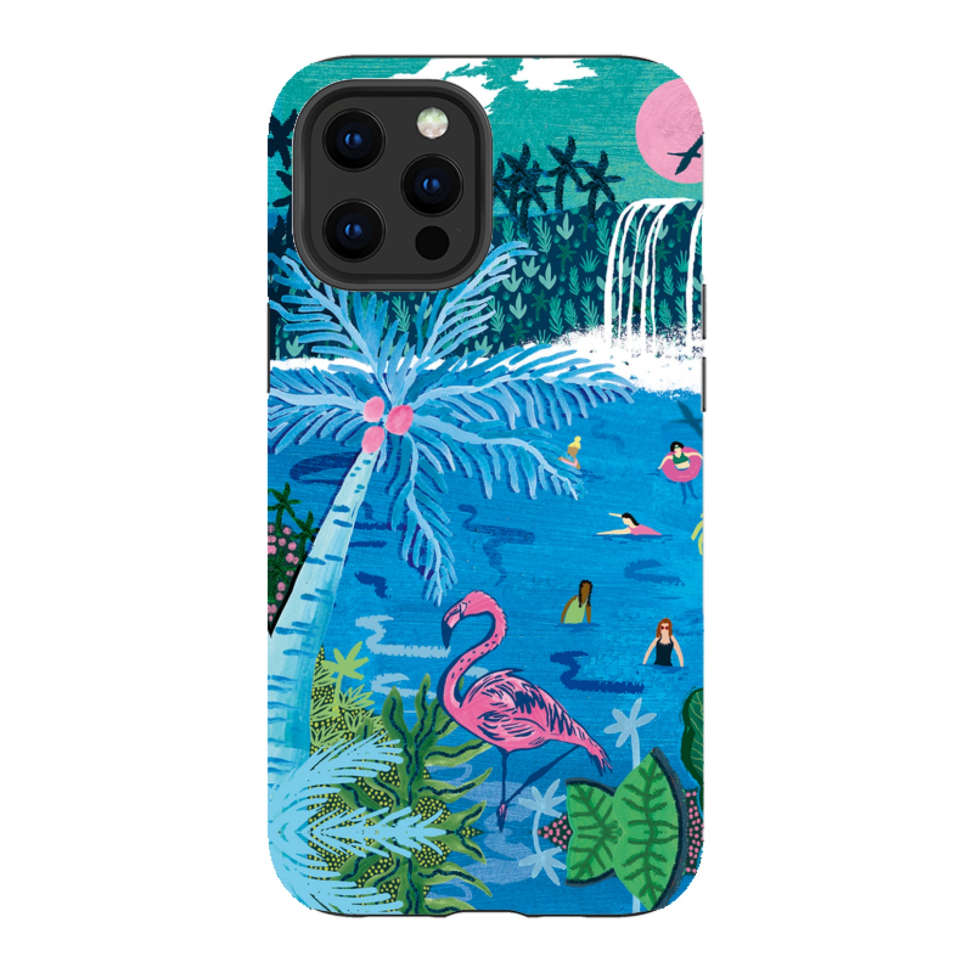 iPhone Tough Case - Palm Pool III By Emma Frances Grant