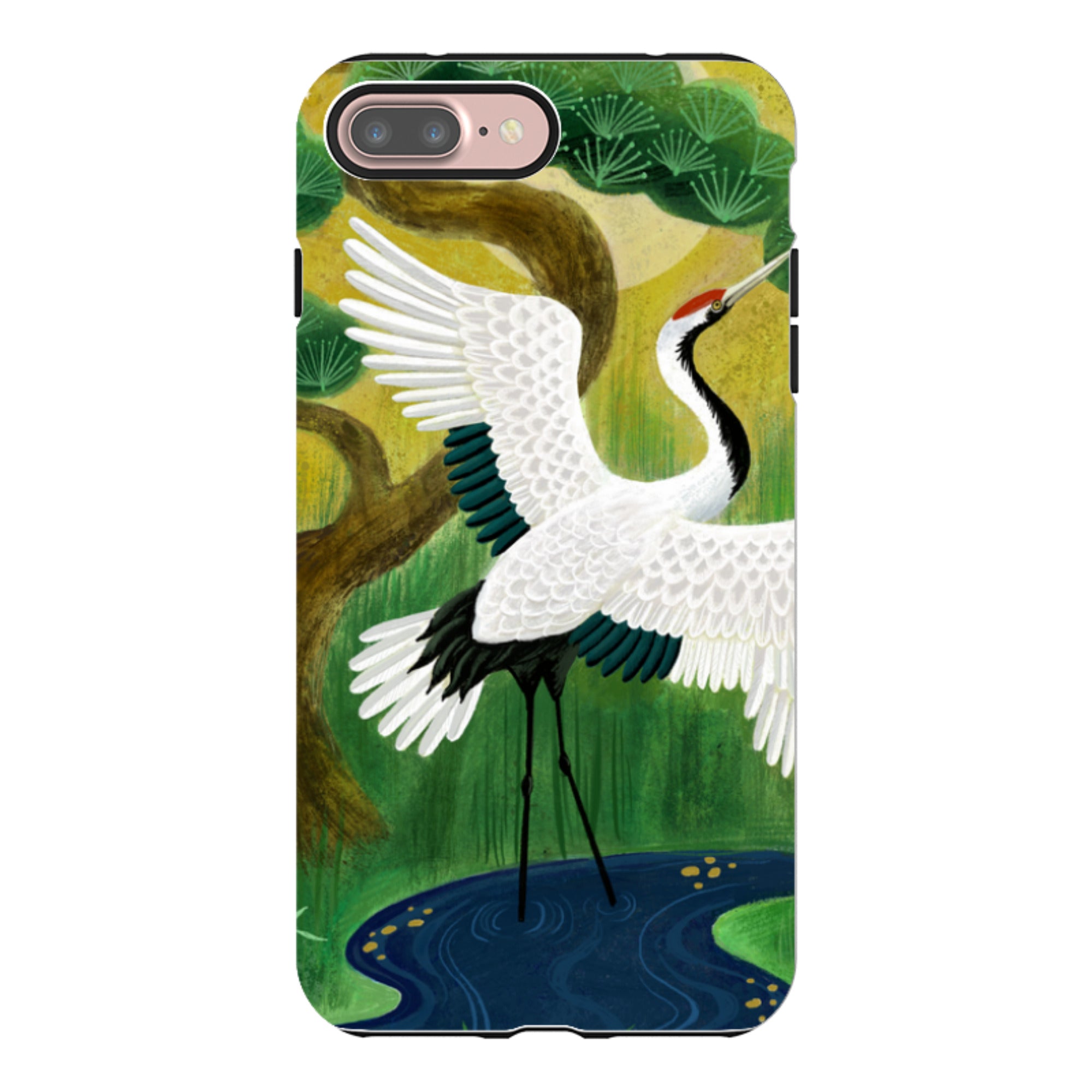 iPhone Tough Case - Crane By Bex Parkin