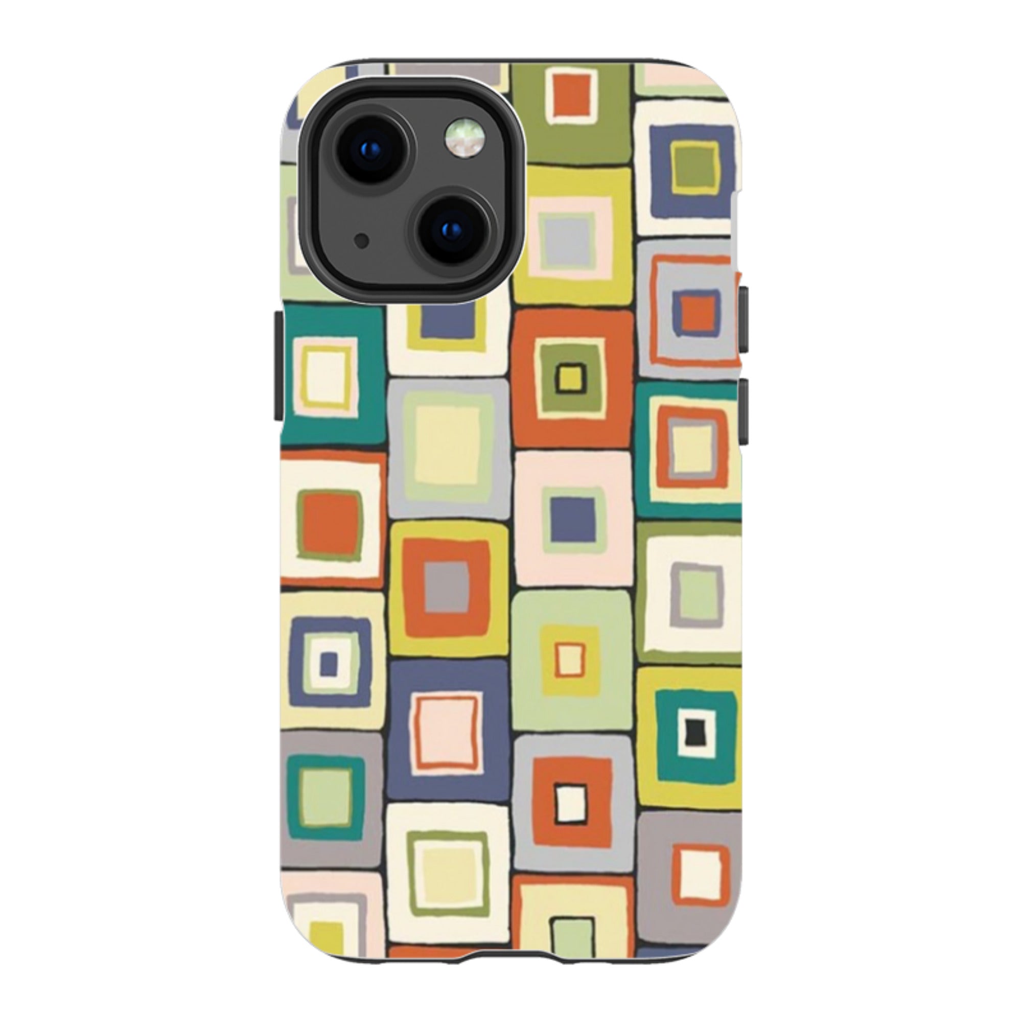 iPhone Tough Case - Atelier Blanket Squares Urbane By Sarah Campbell
