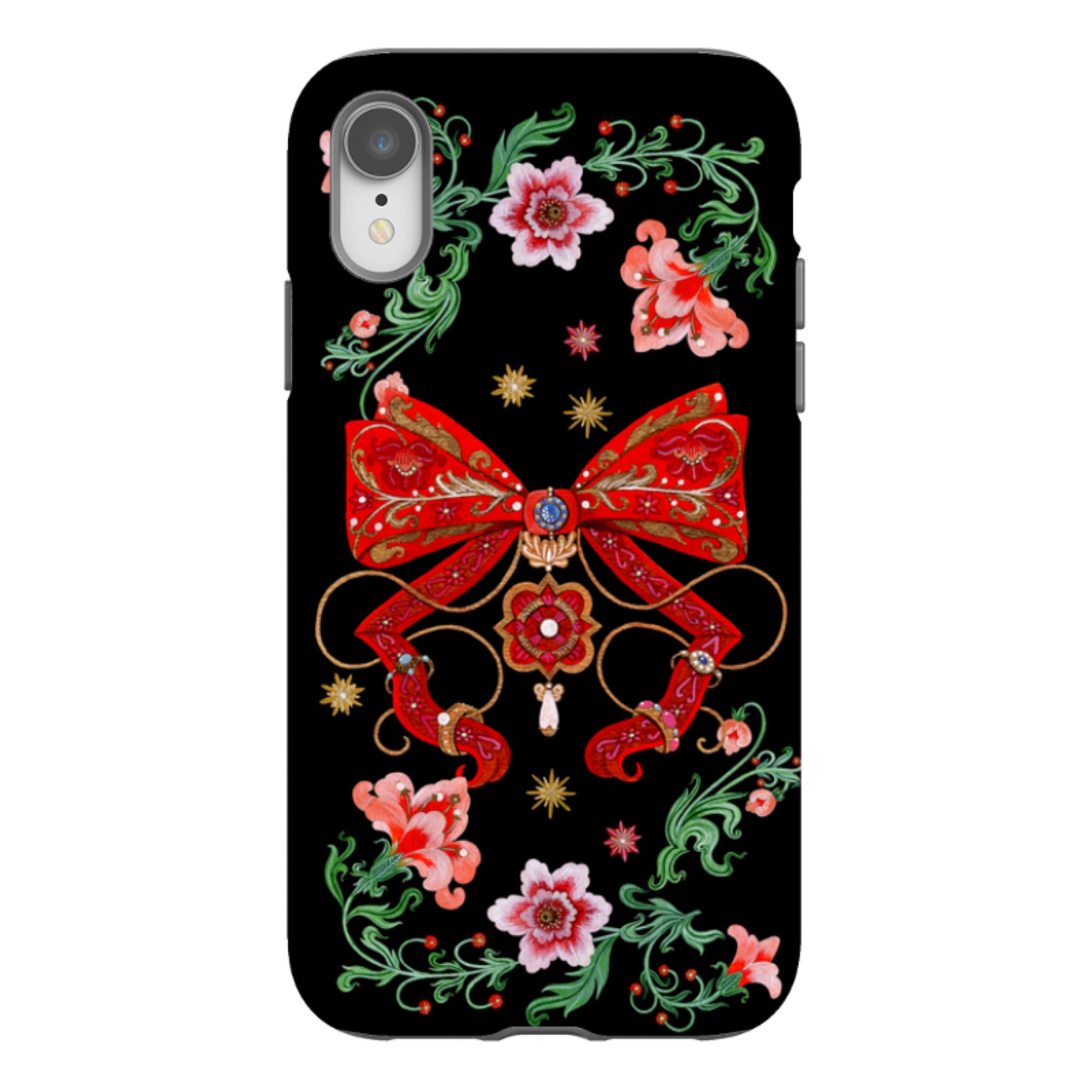 iPhone Tough  Case - Five Gold Ring By Maria Matos