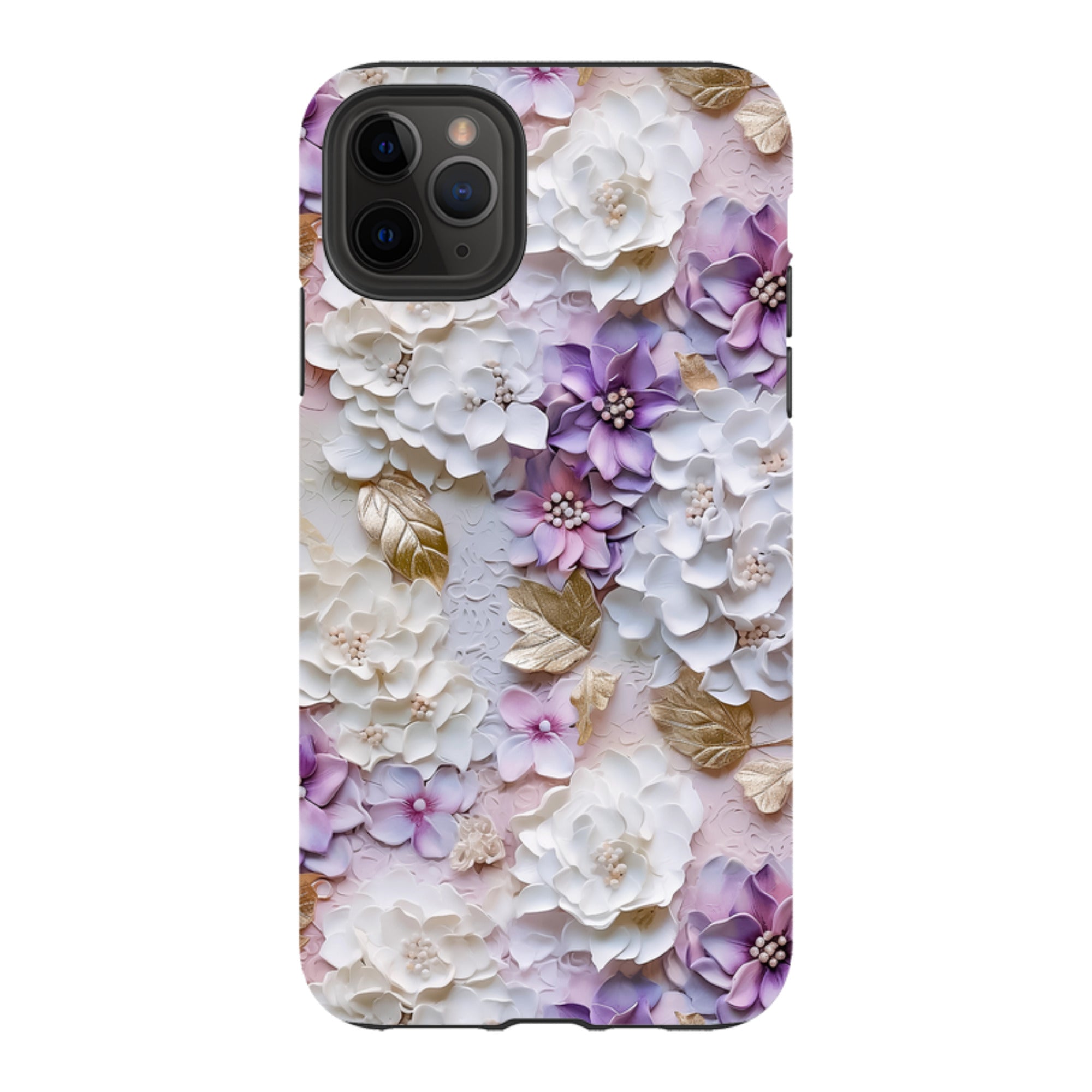 iPhone Tough Case -Gold & Mauve II