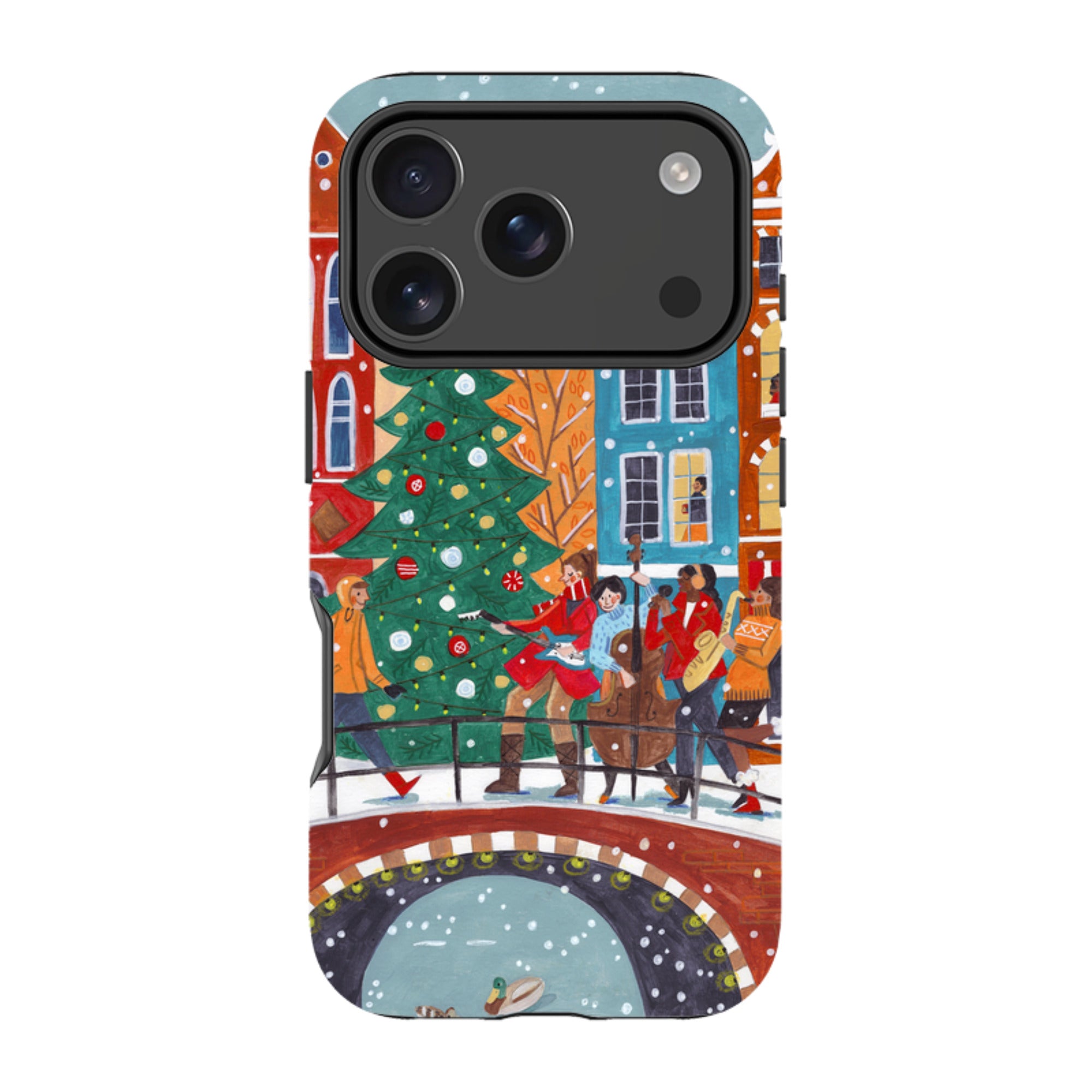 iPhone MagSafe Tough Case - Christmas Music Amsterdam By Caroline Bonne Muller