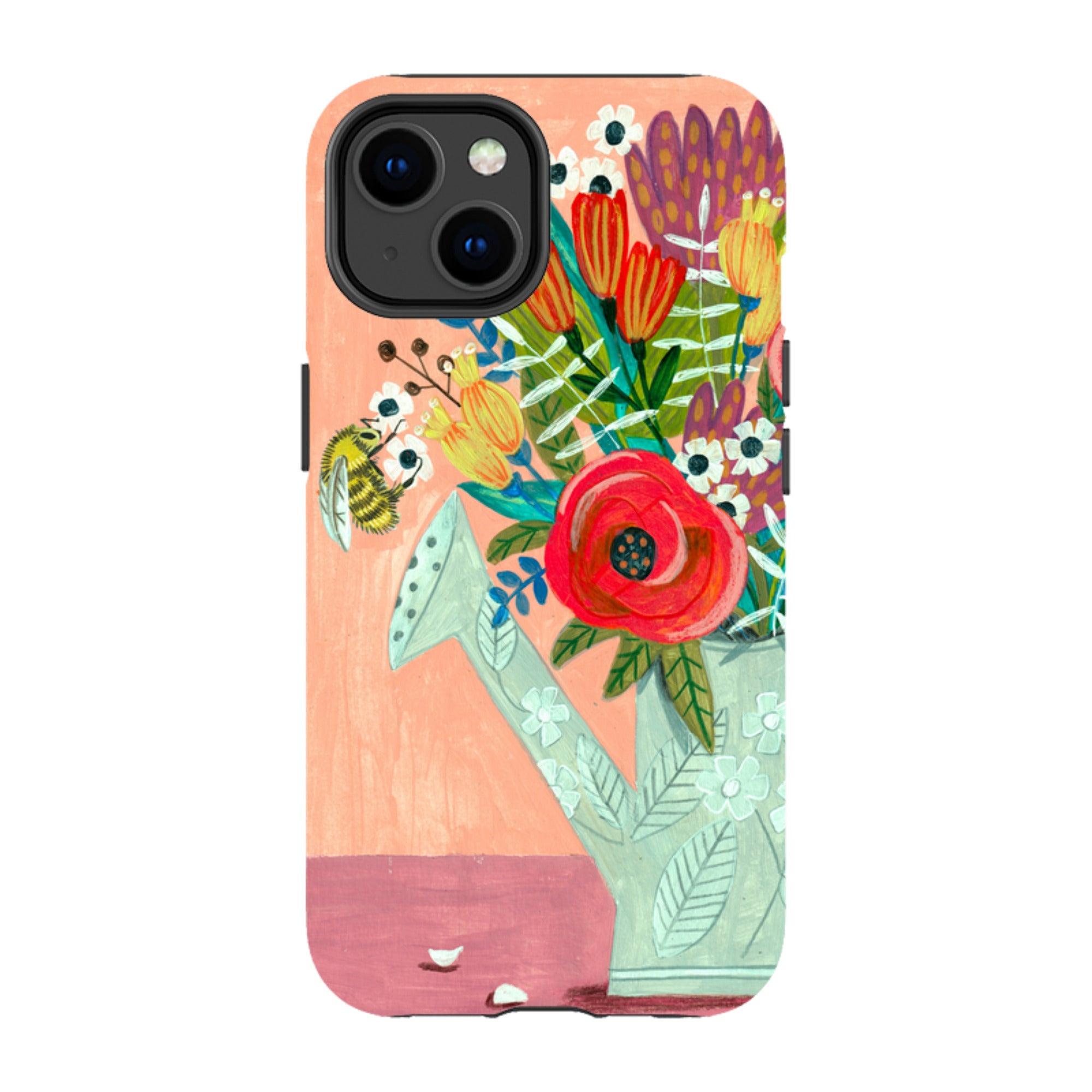 iPhone Tough Case - Watering Can By Caroline Bonne Muller