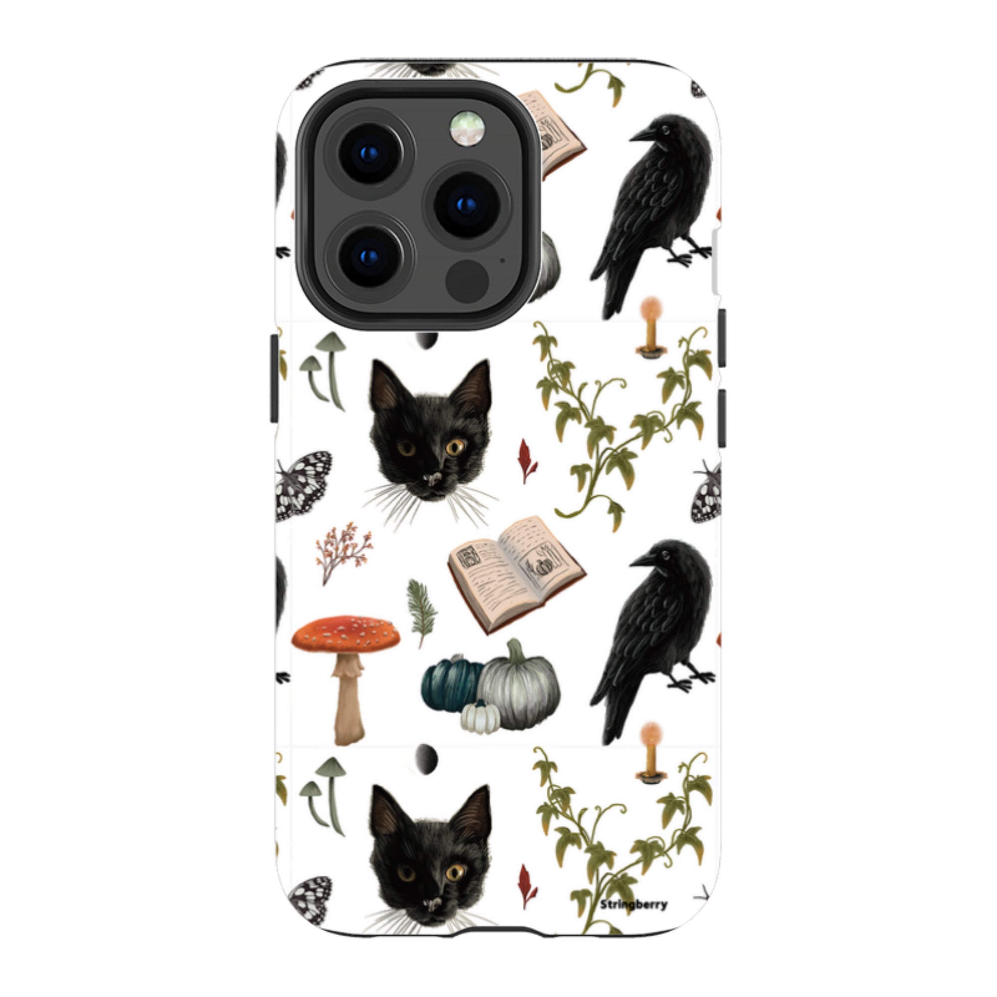 iPhone Tough Case - Halloween Pattern II By Anna Stead