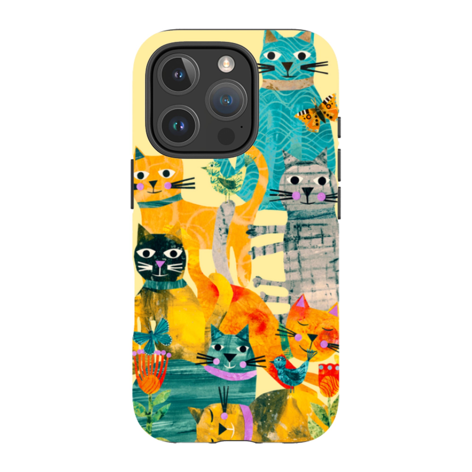 iPhone MagSafe Tough Case - Cat Party III By Tracey English