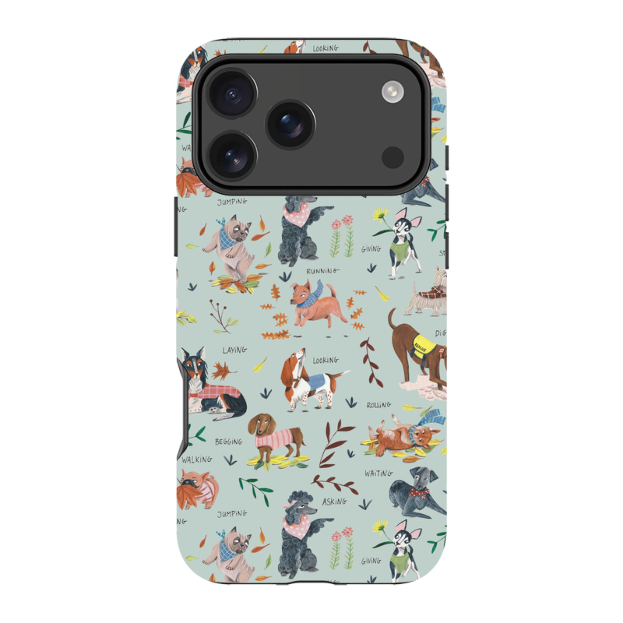 iPhone MagSafe Tough Case -  Dog Pattern II By Caroline Bonne Muller