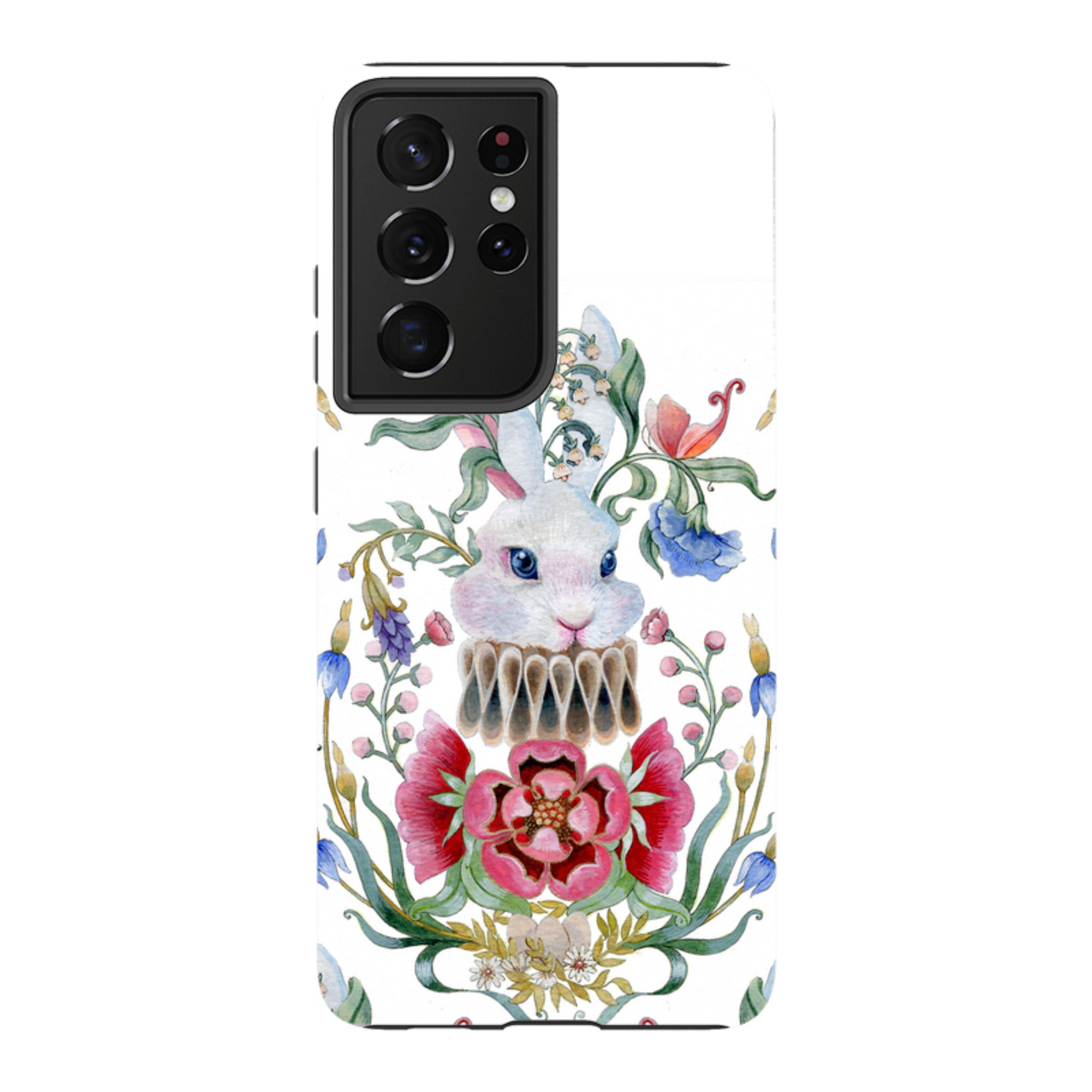 Samsung Tough Case - White Rabbit By Maria Matos