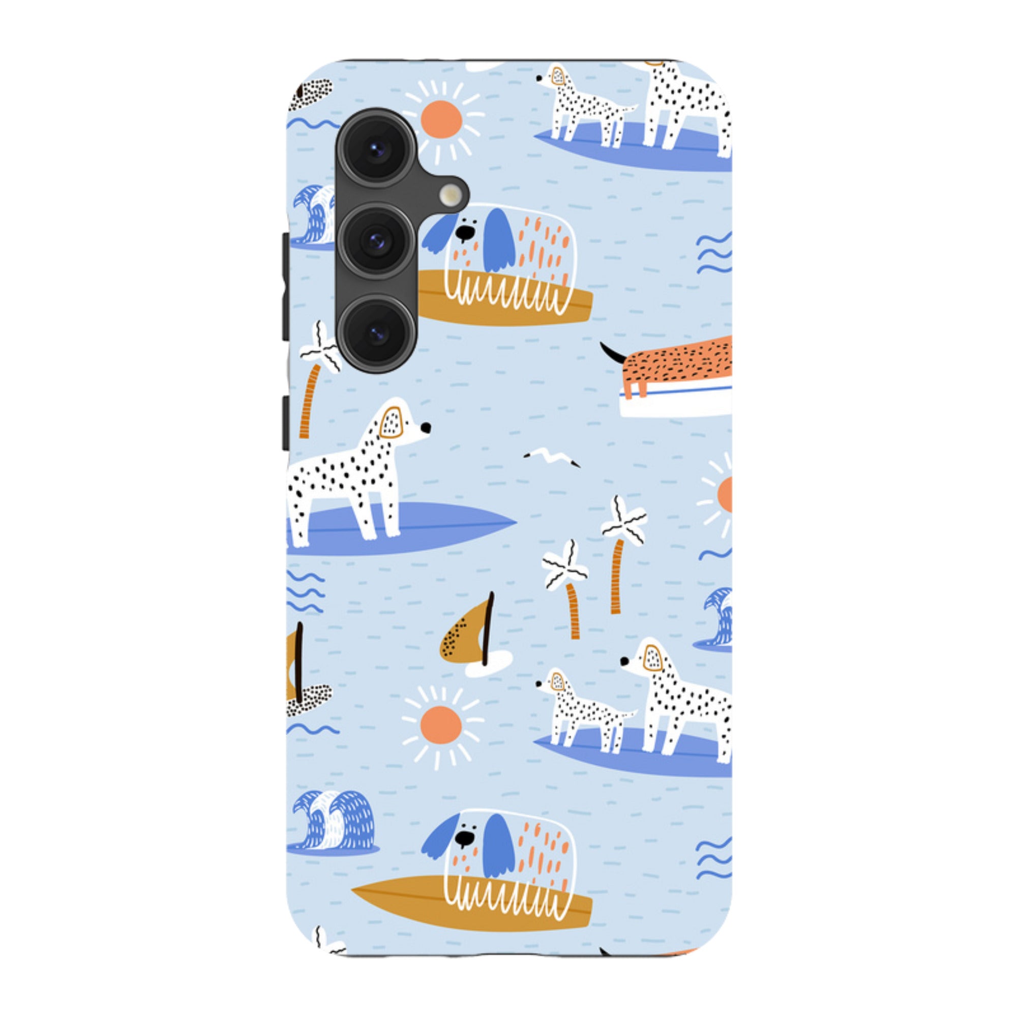Samsung Tough Case - Surfing Dogs