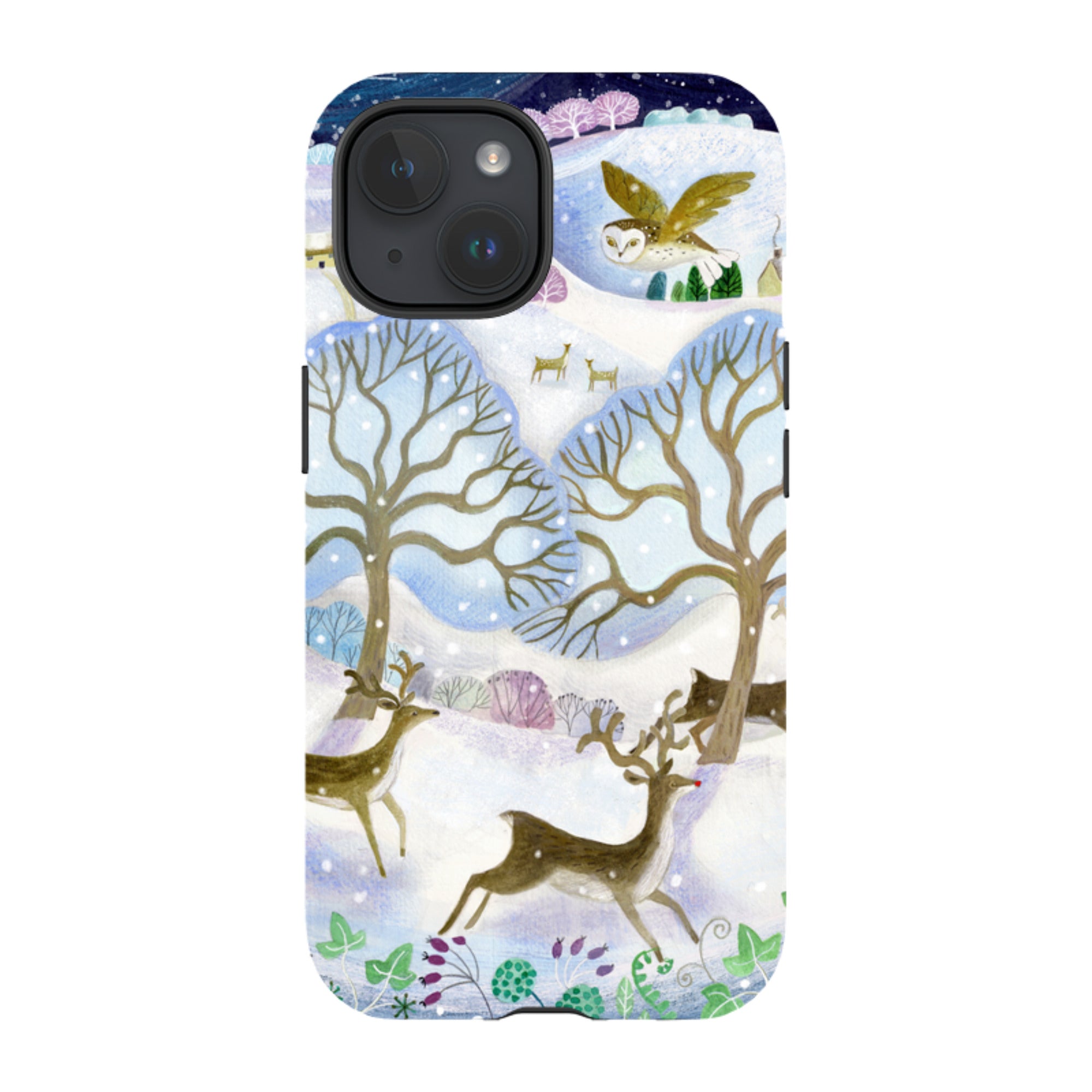 iPhone MagSafe Tough Case -  Winter Deer By Bex Parkin