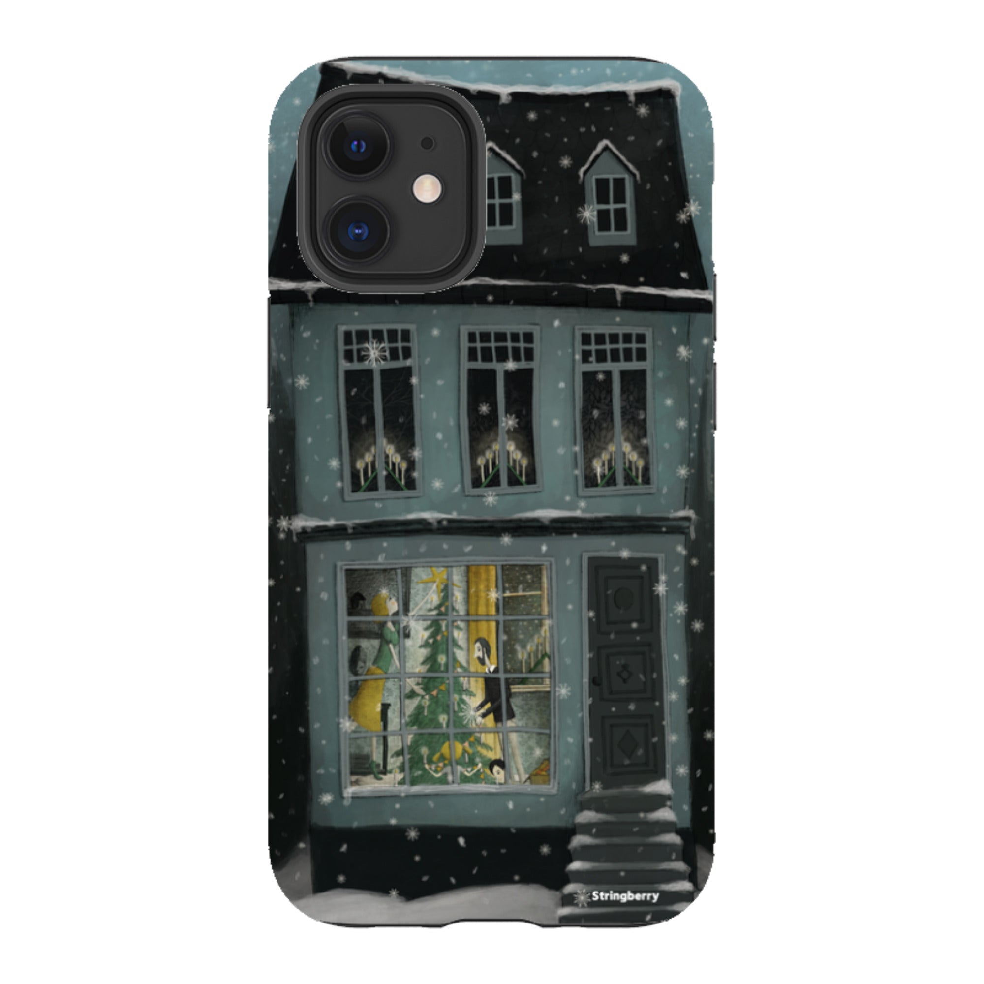 iPhone Tough Case - Christmas House By Maja Lindberg