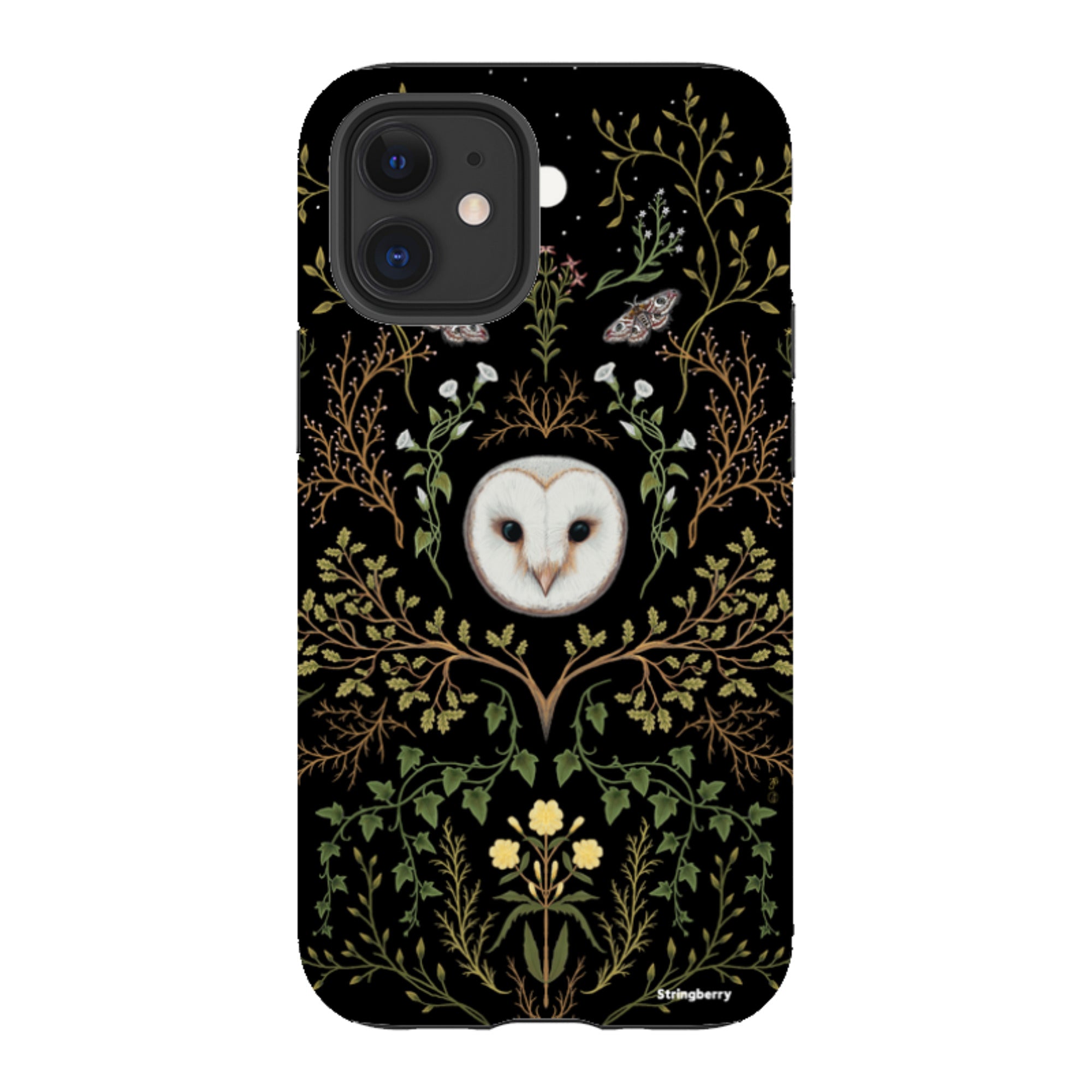 iPhone Tough Case - Owl Pattern By Anna Stead