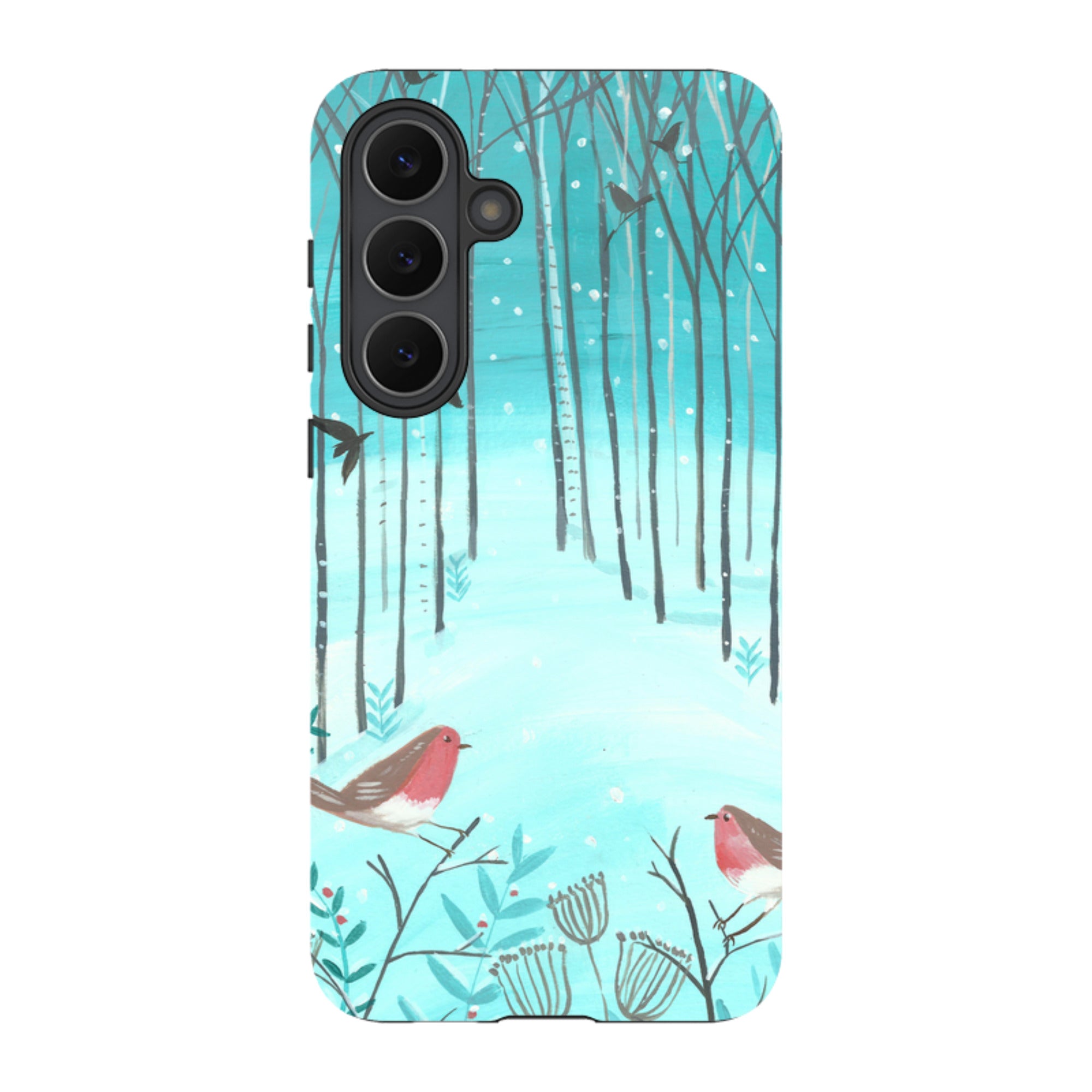 Samsung Tough Case - Winter Forest By Mary Stubberfield