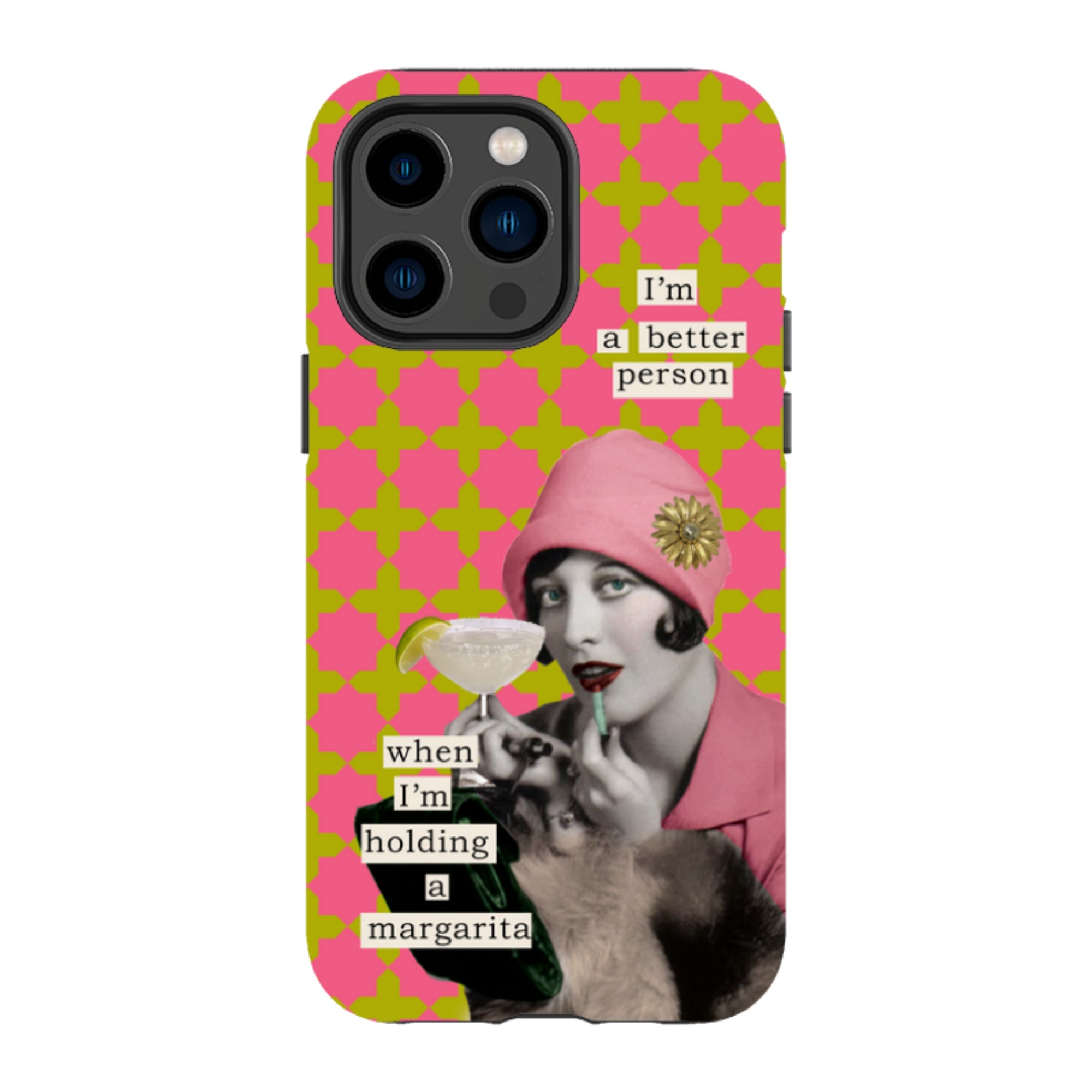 iPhone Tough Case - I'm A Better Person By Clare Jordan