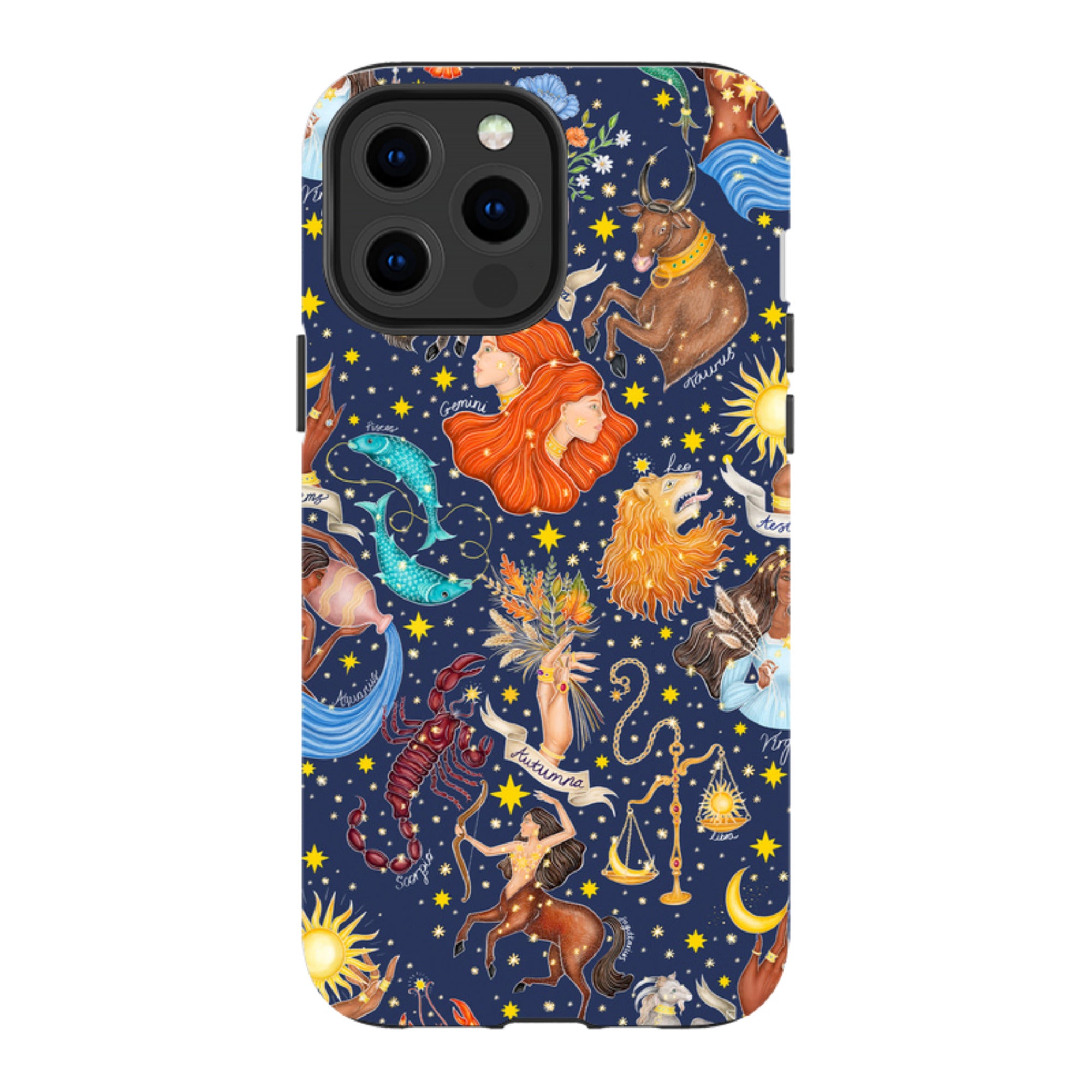 iPhone Tough Case - Zodiac Composite By Catherine Rowe